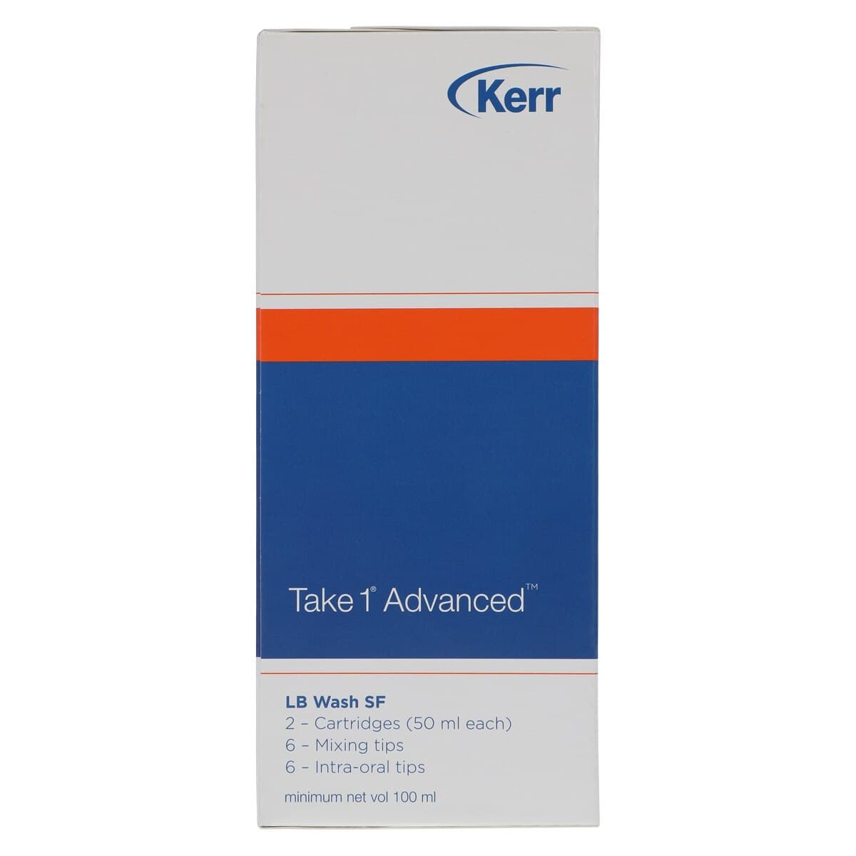 Take 1 Advanced VPS Impression Material Cartridge Refill, Light Body Wash, Super Fast Set, Orange, 50 ml, 2/Pk, 33955 thumbnail 4