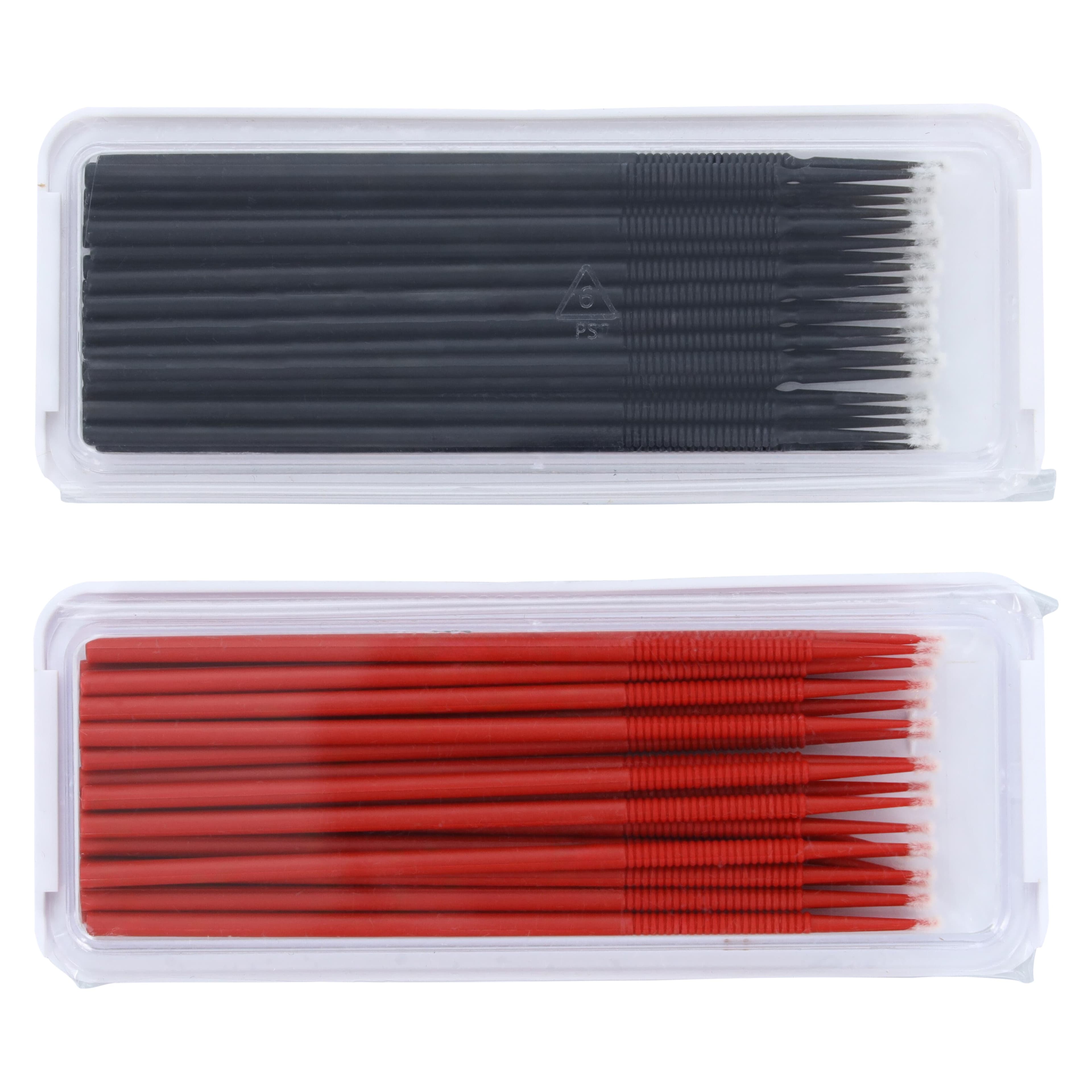 Kerr Composite Micro Applicators, Disposable, Bendable Fiber Tips, Red & Black, 200/Pkg, 27511 thumbnail 4