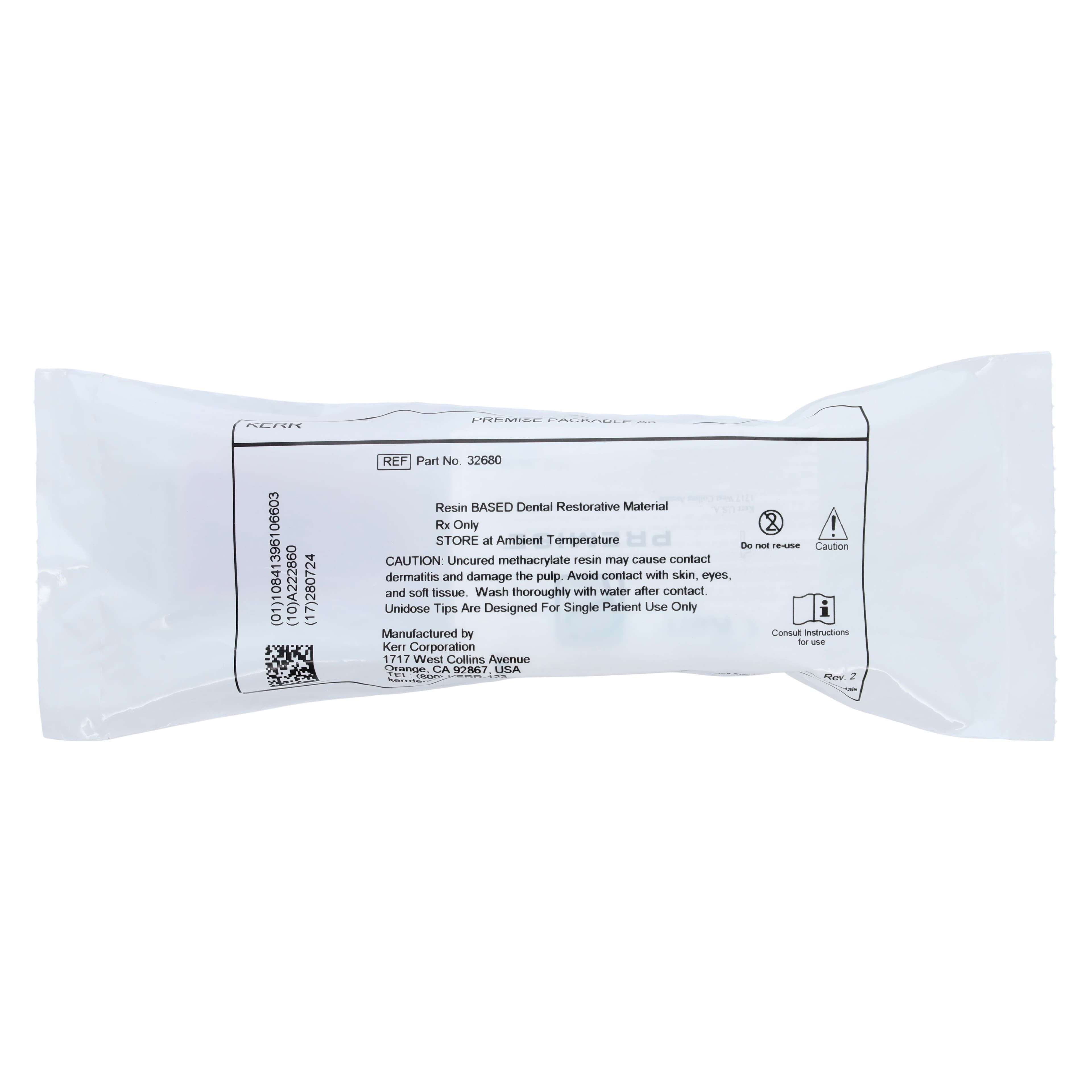 Premise Universal Nanofilled Composite, Unidose Refill, Packable A3, 0.2 g, 20/Pk, 32680 thumbnail 5