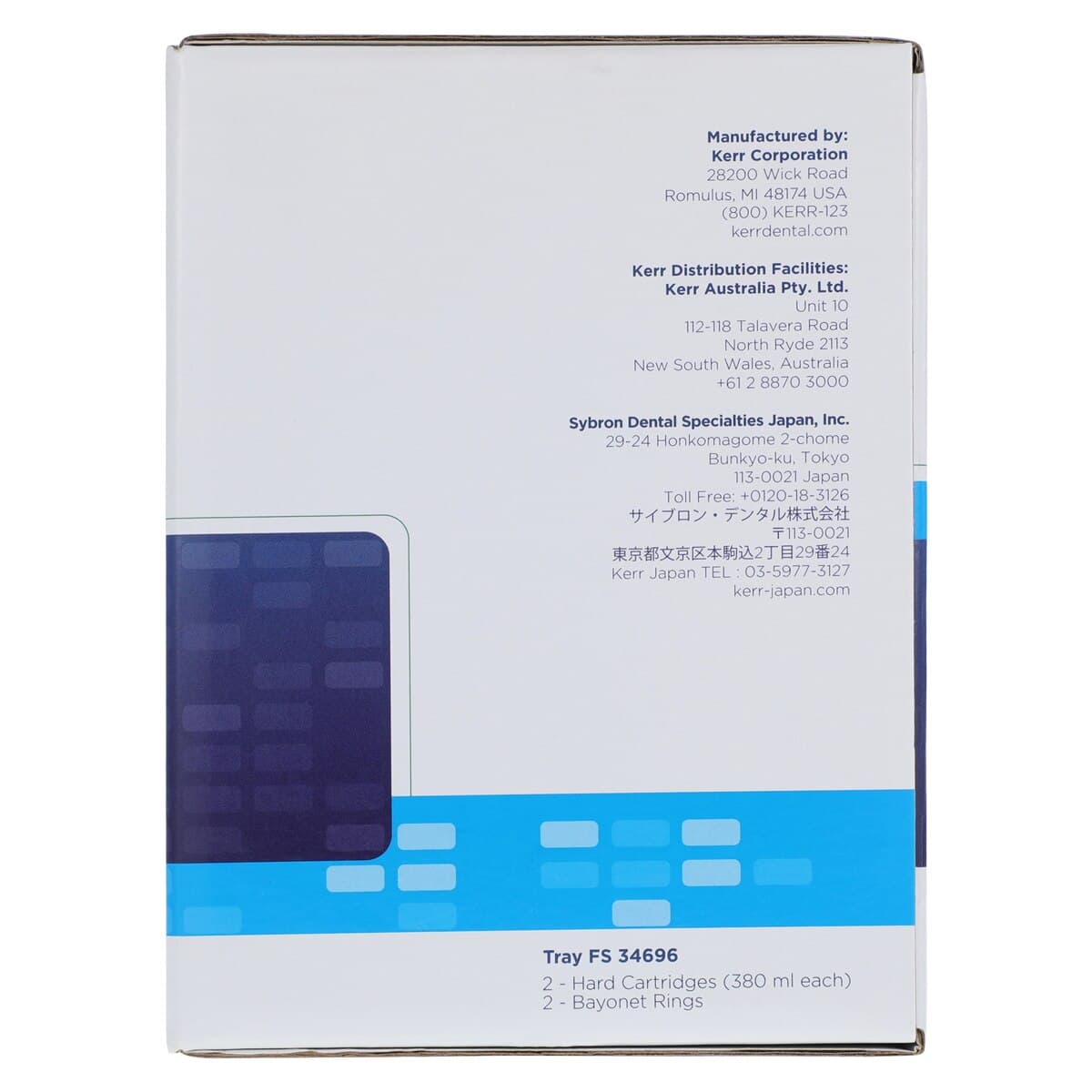 Take 1 Advanced VPS Impression Material, Volume Tray, Fast Set, Heavy Body, Dark Blue, 380 ml Hard Cartridge, 2/Pk, 34696 thumbnail 6