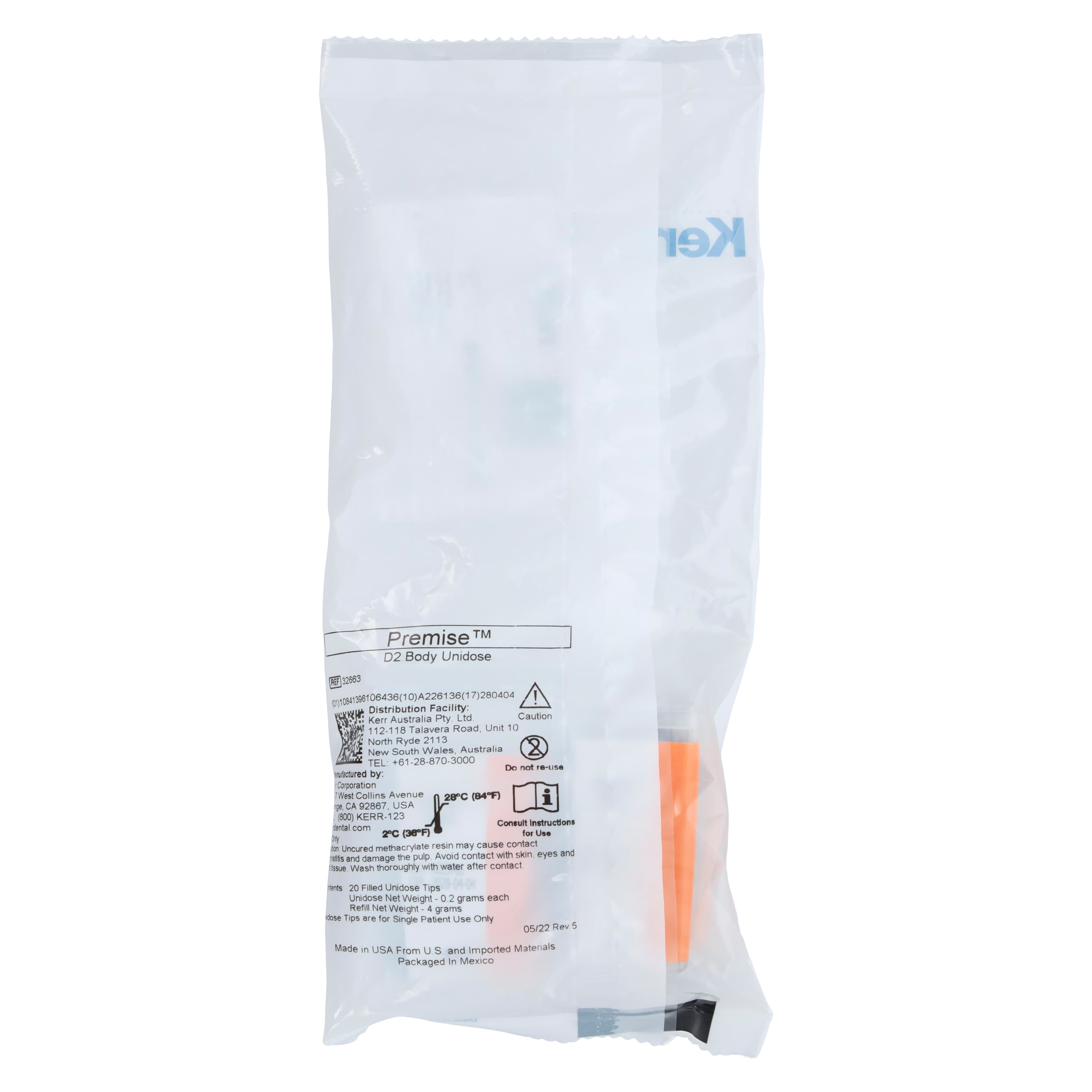 Premise Universal Nanofilled Composite, Unidose Refill, Body Shade D2, 0.2 g, 20/Pk, 32663 thumbnail 6