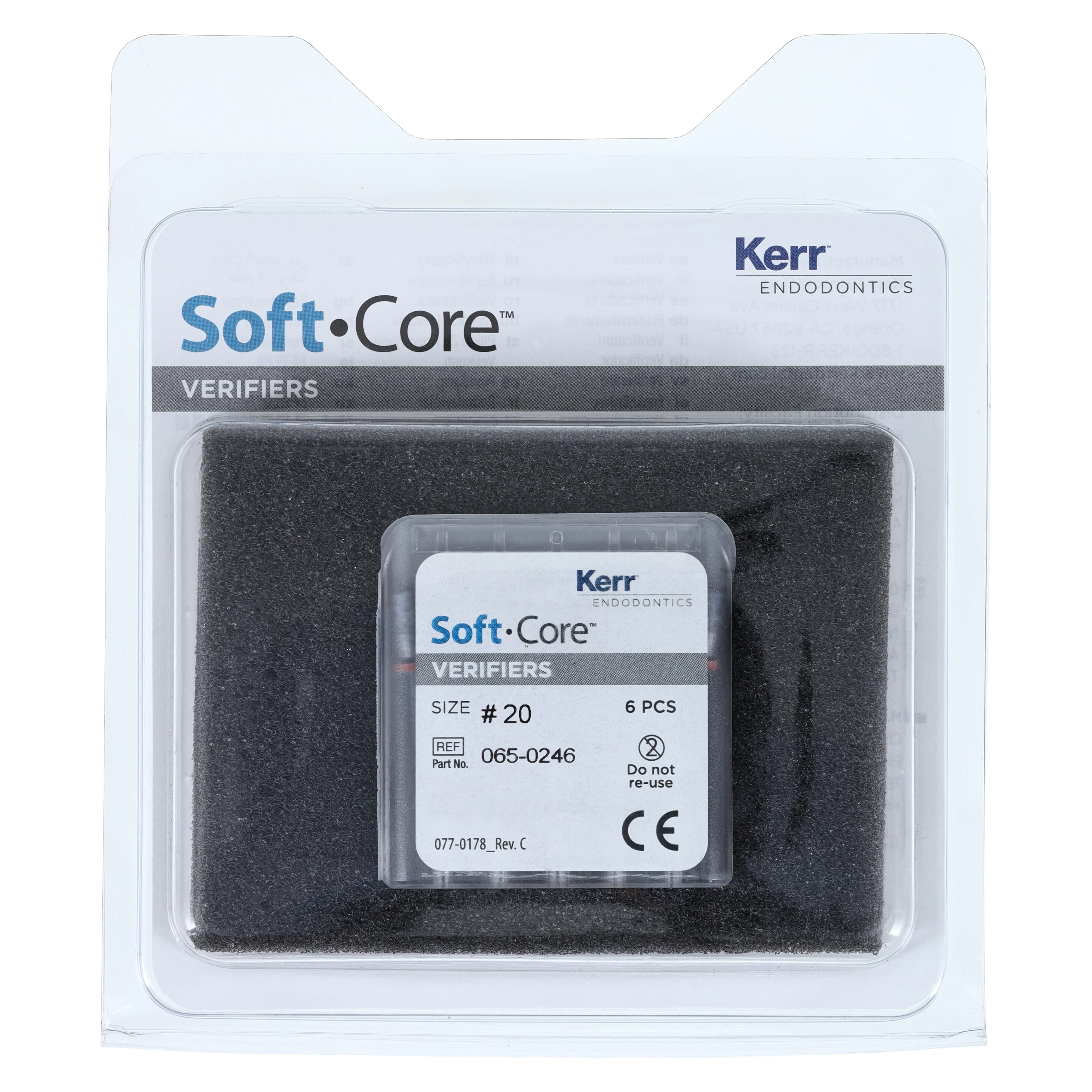 Kerr Soft-Core Classic Size Verifier #20, Refill, 6/Pkg, 972-3220 thumbnail 6