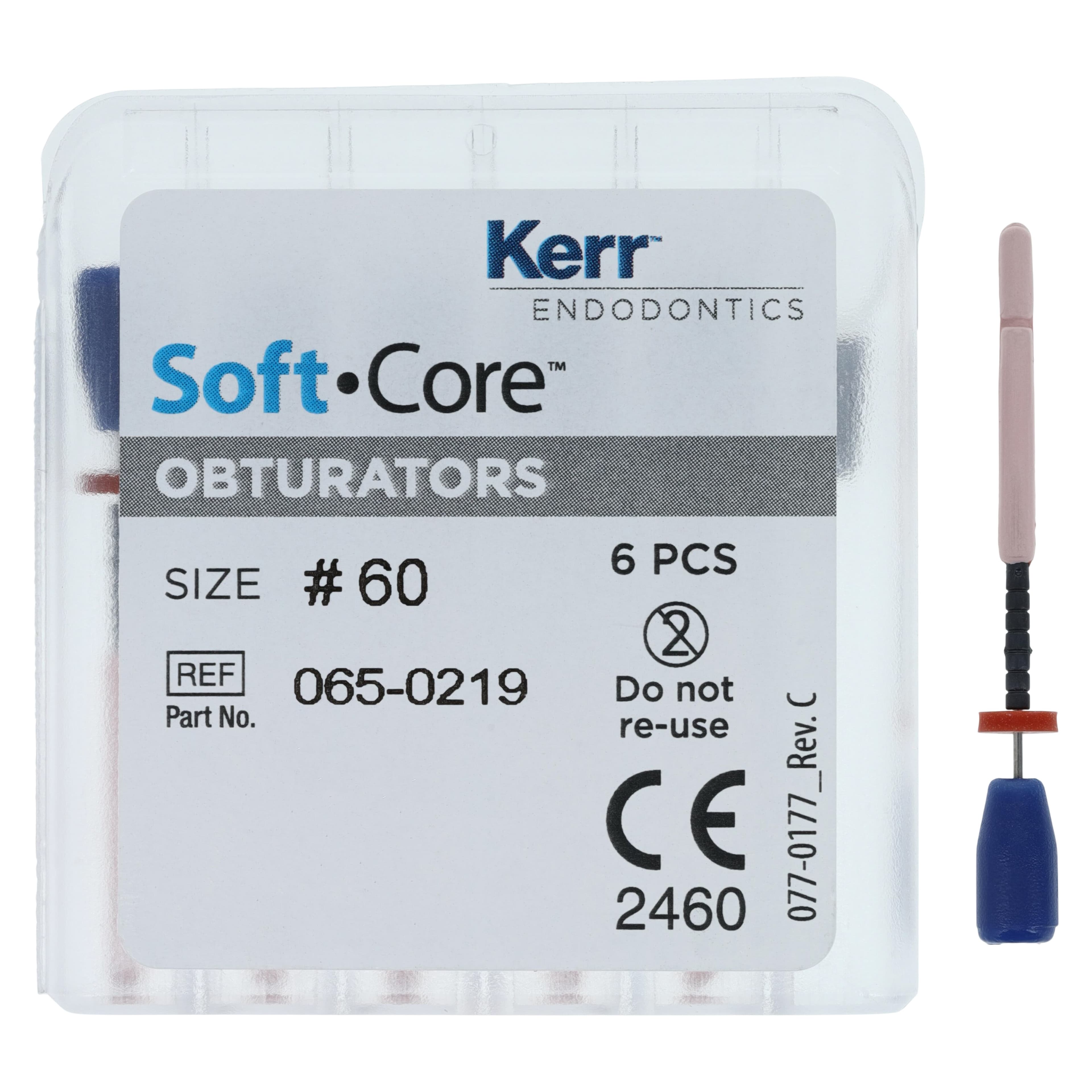 Soft-Core Classic Carrier-Based Obturators, #60, Blue, 6/Pkg, 972-3060 thumbnail 4