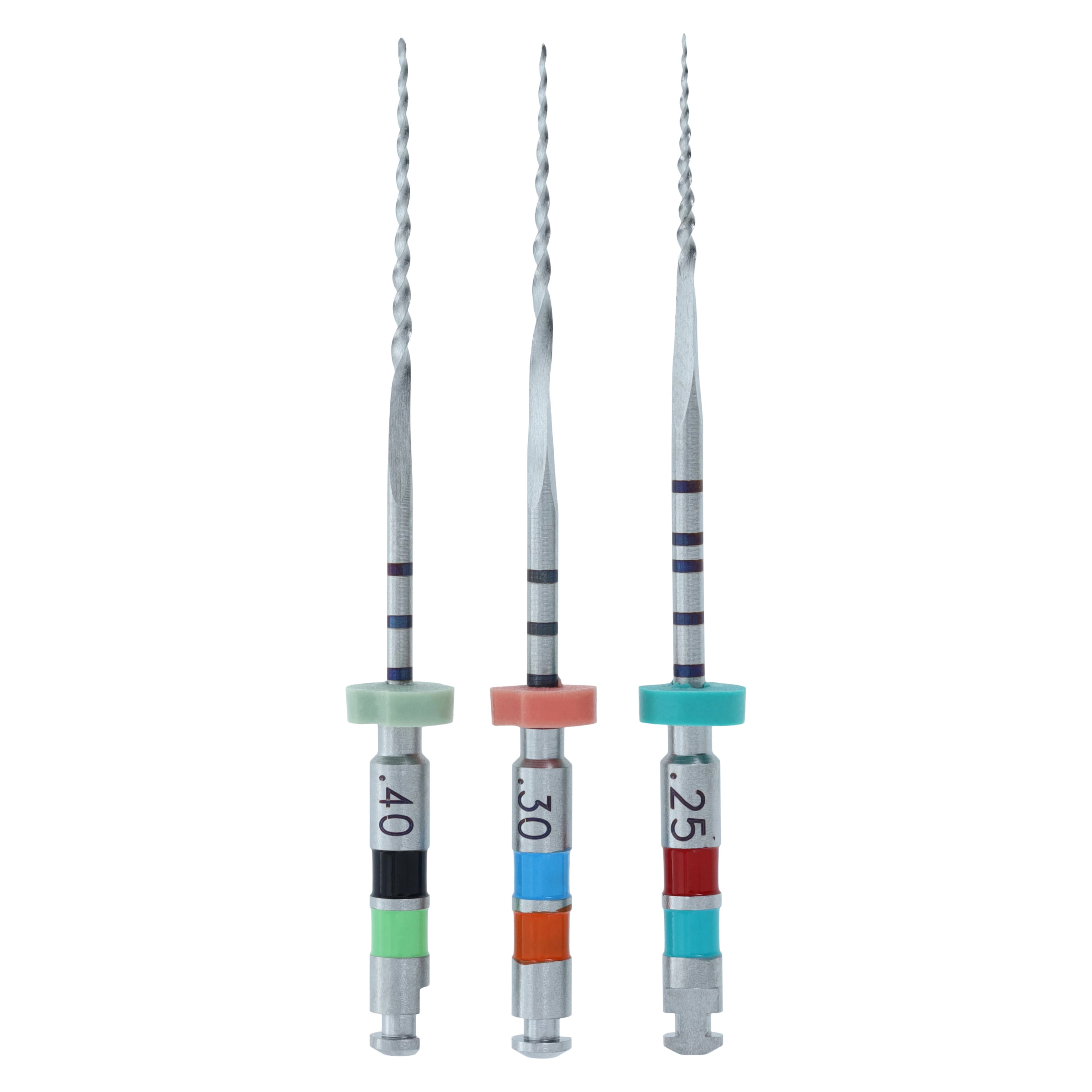 Kerr TF Twisted Rotary Nickel Titanium Endodontic Files, Anterior Assorted Procedure Pack, 27mm, 3 Files/Pack - TF Twisted Rotary Nickel Titanium Procedure Packs - Image 1