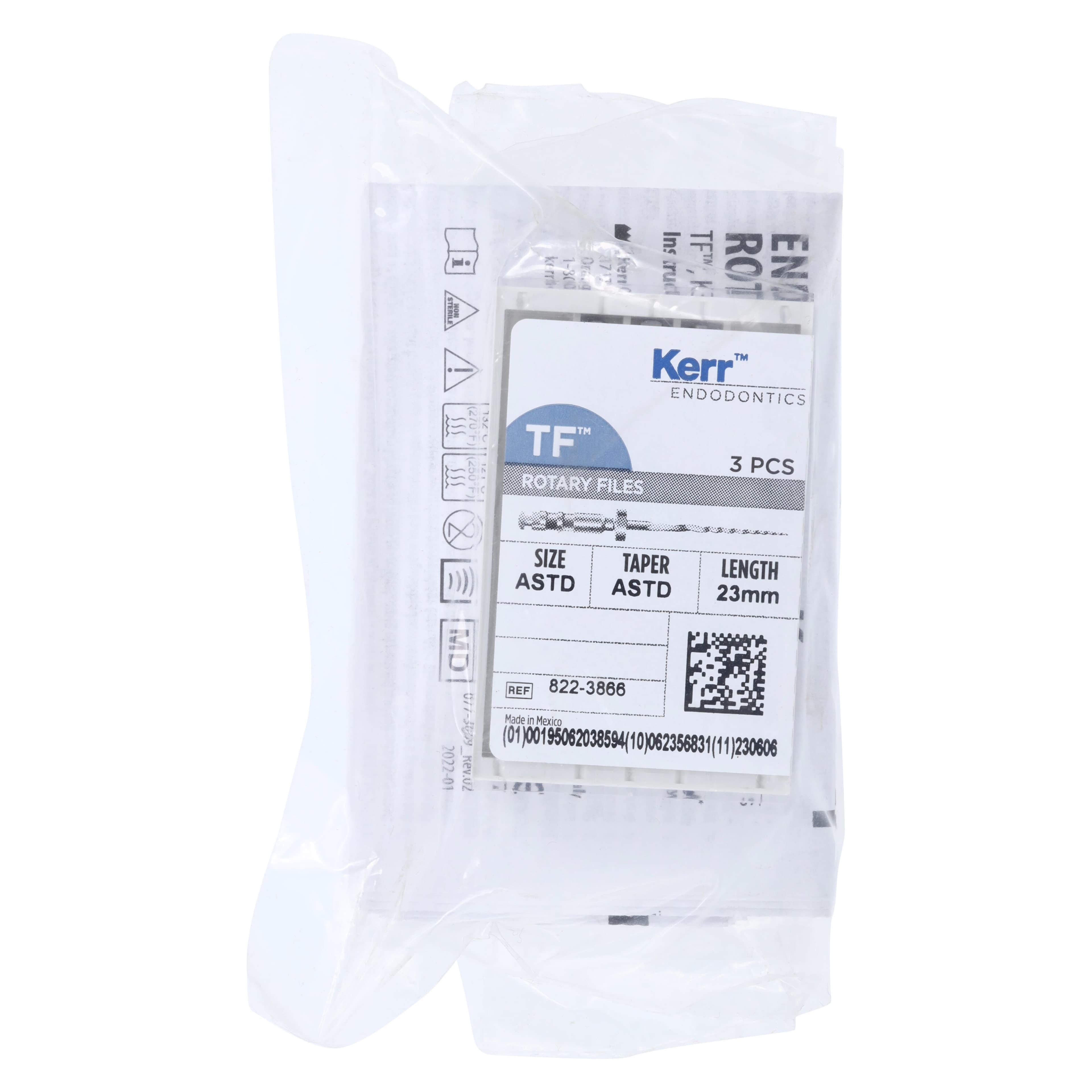 TF™ Twisted Files NiTi Rotary File, Posterior Assorted Pack, 23mm, 3/Pk, 822-3866 thumbnail 6
