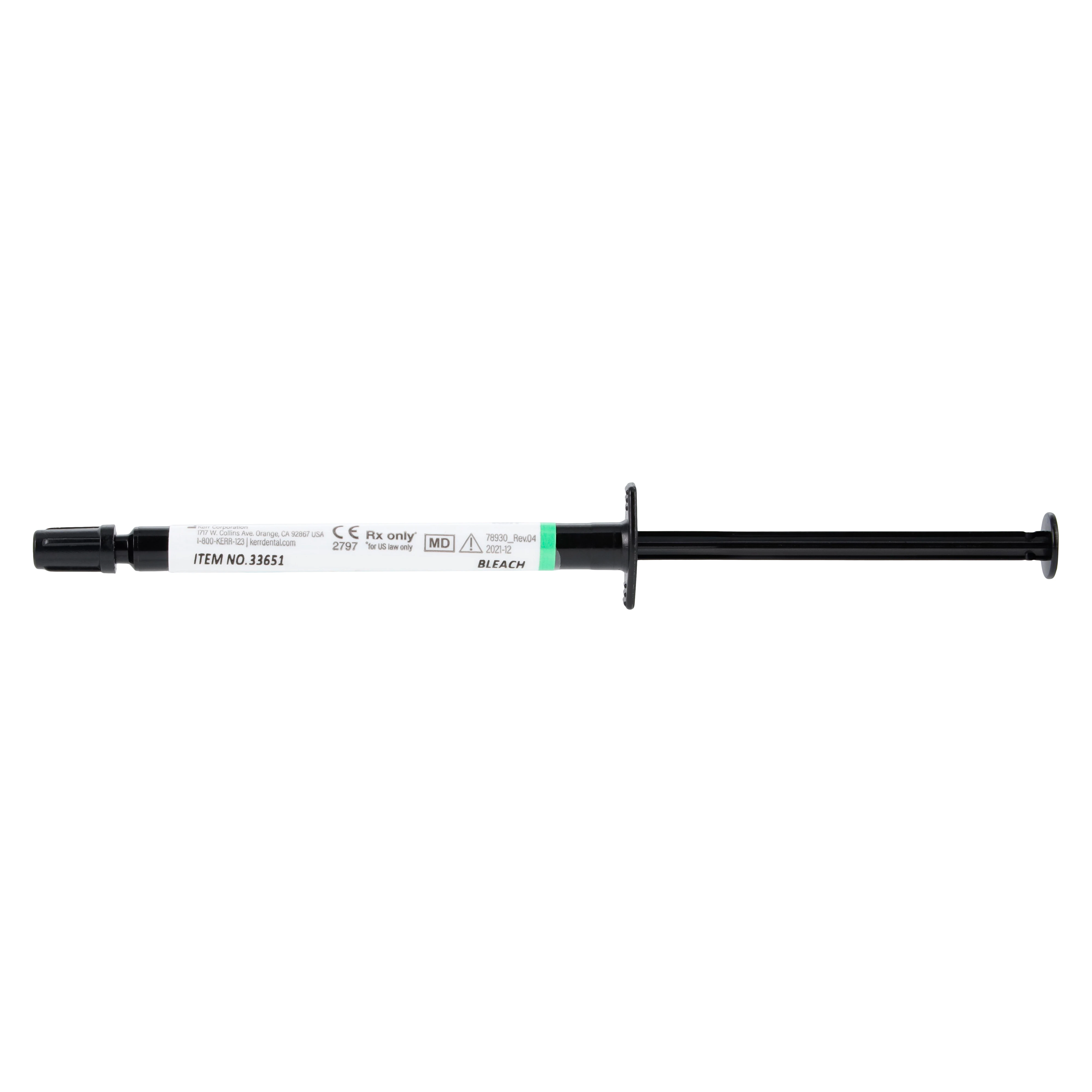 Kerr NX3 Universal Adhesive Resin Cement, Light-Cure Syringe Refill, 1.8 g, Bleach, 33651 thumbnail 2