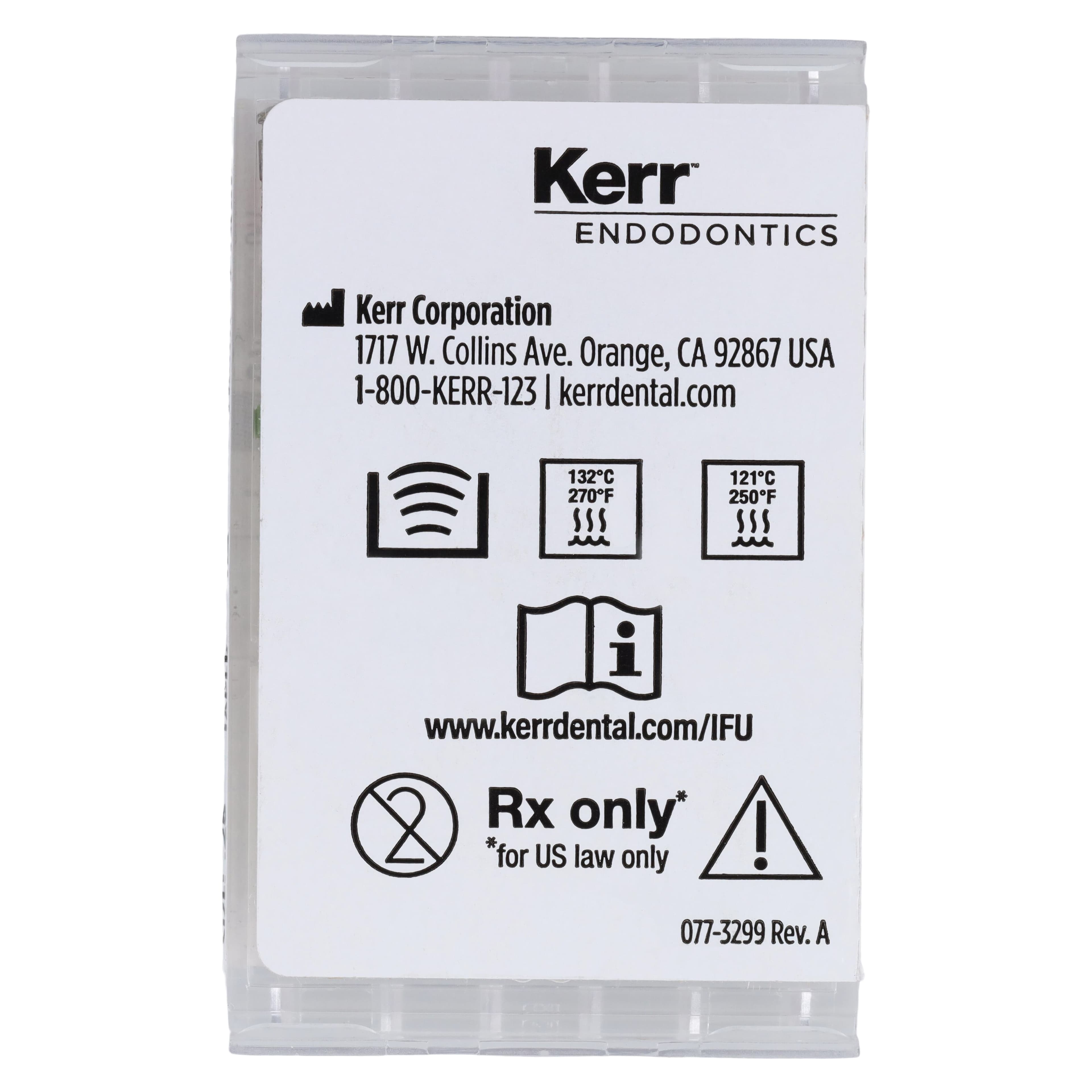 K3XF NiTi Rotary Files, .04 Taper, #25, 21 mm, Red, 6/Pk, 823-4251 thumbnail 7