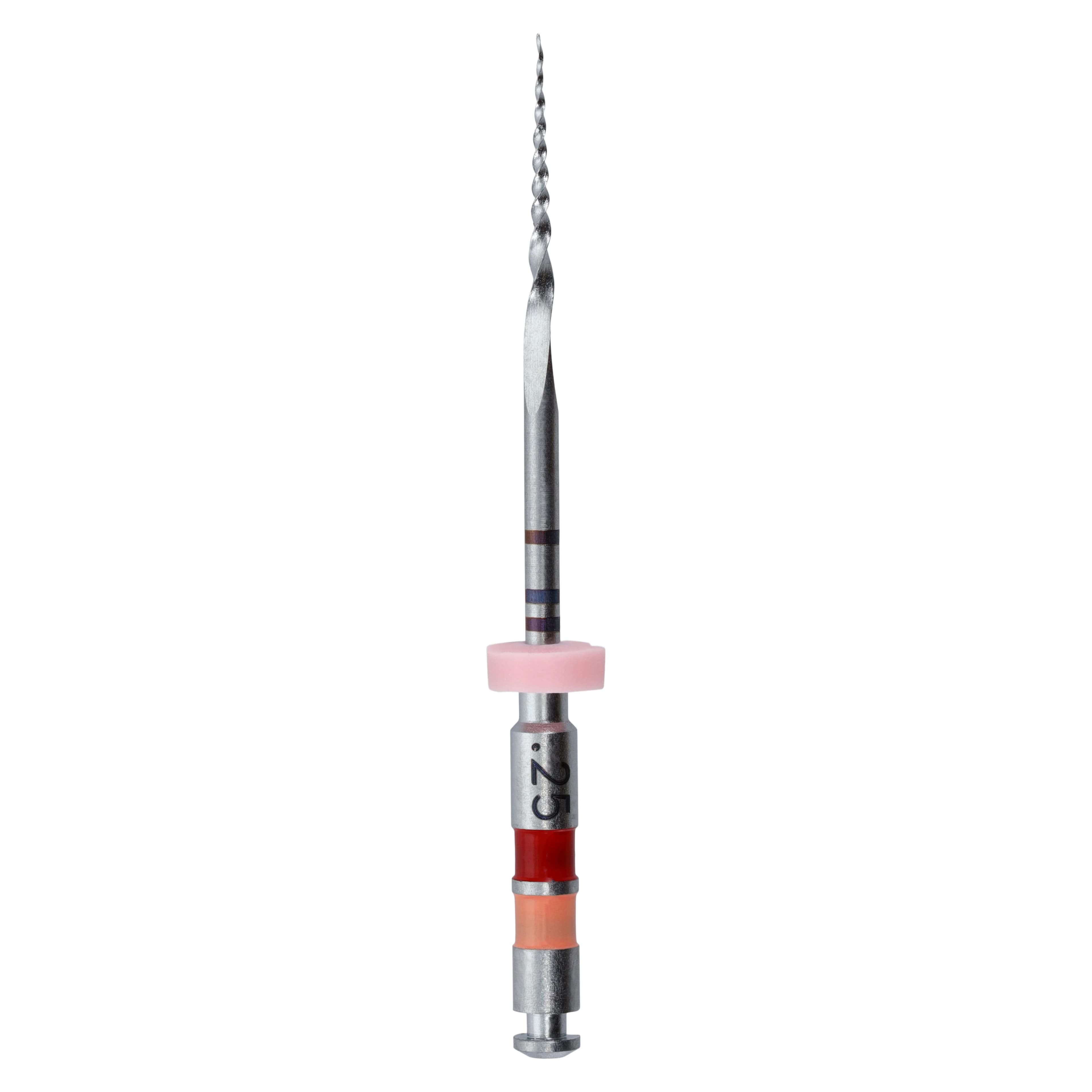 Kerr TF Twisted Files Rotary NiTi File, #25, 0.10 Taper, 23 mm, Red, 3/Pk, 822-0253 thumbnail 2