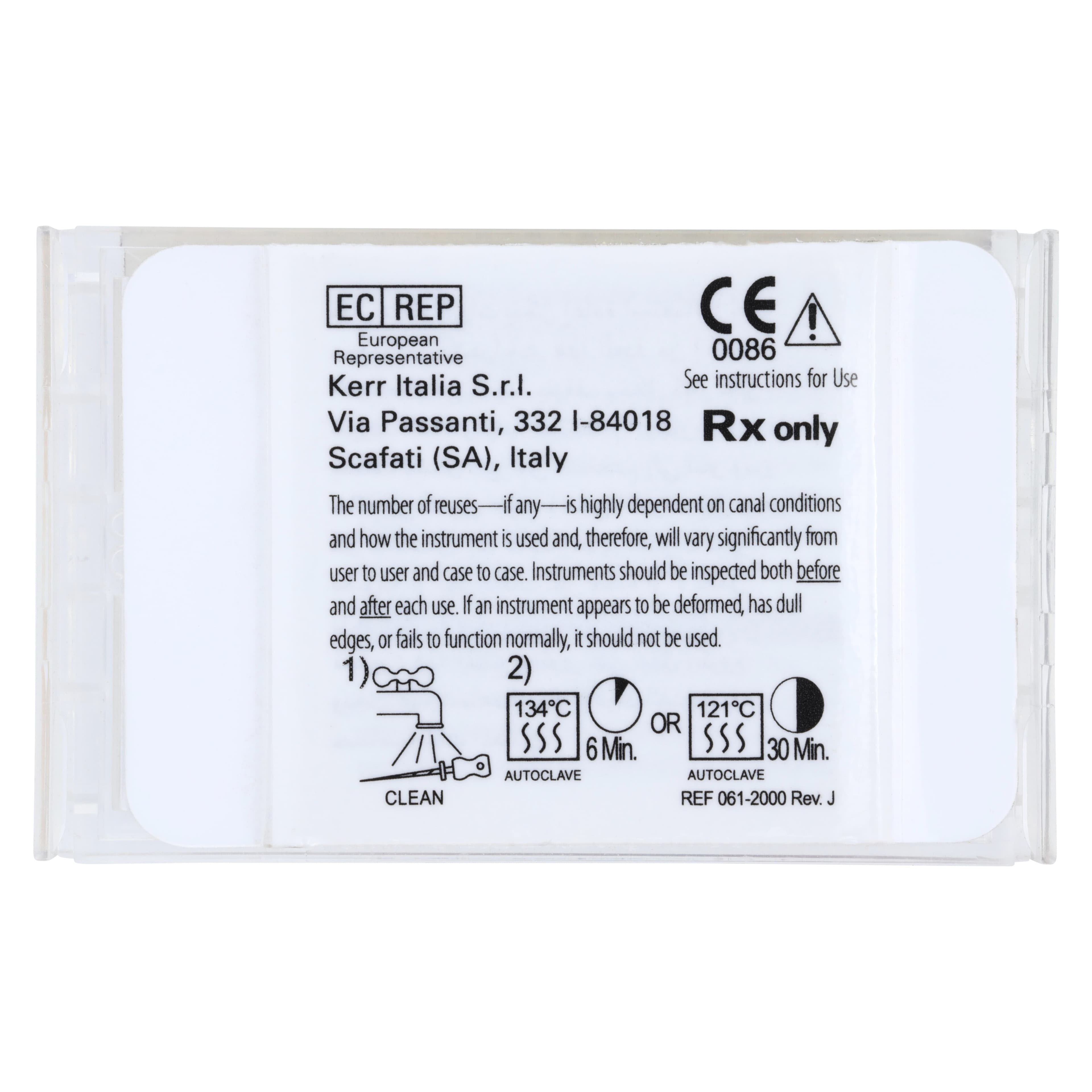 Kerr K3XF Nickel Titanium Rotary Endodontic Files, #20, .08 Taper, 21mm, Yellow, 6/Pk, 823-8201 thumbnail 2