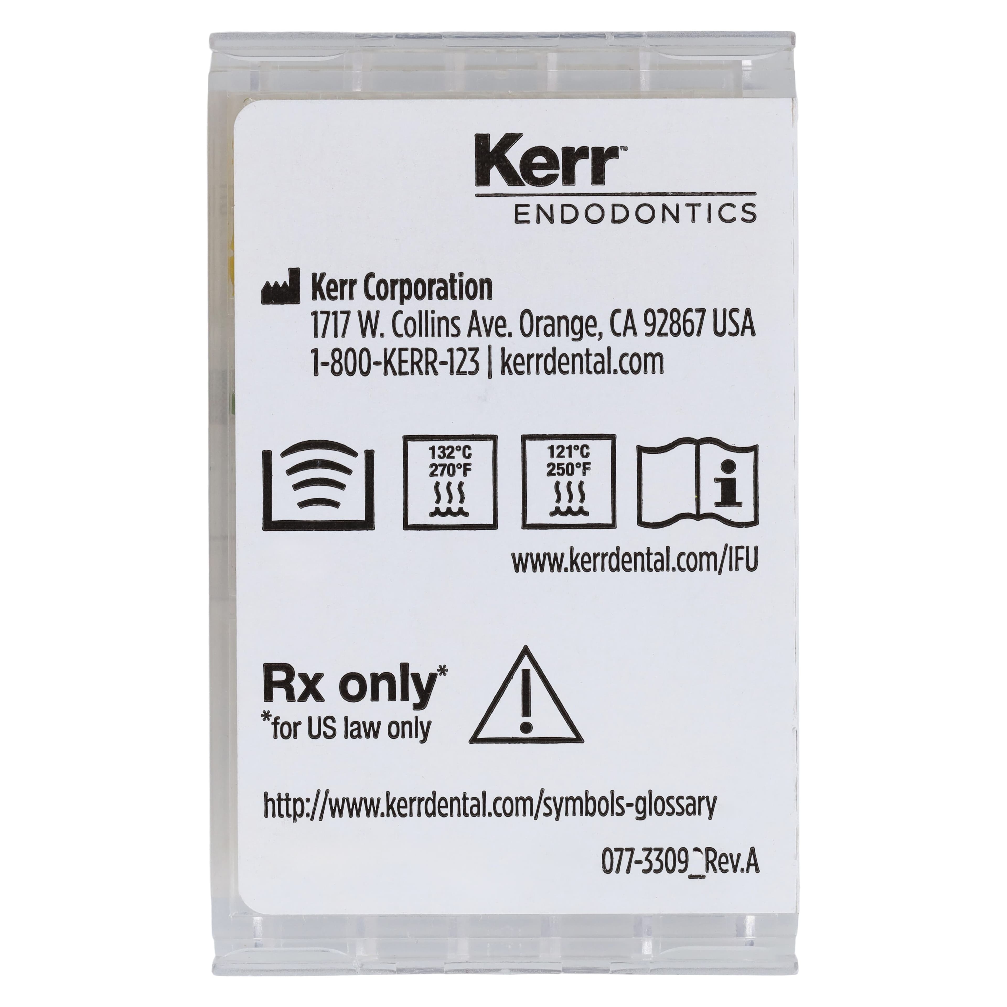 Kerr K-Files, Stainless Steel, 21 mm, #50, Yellow, 6/Pk, 06021 thumbnail 2