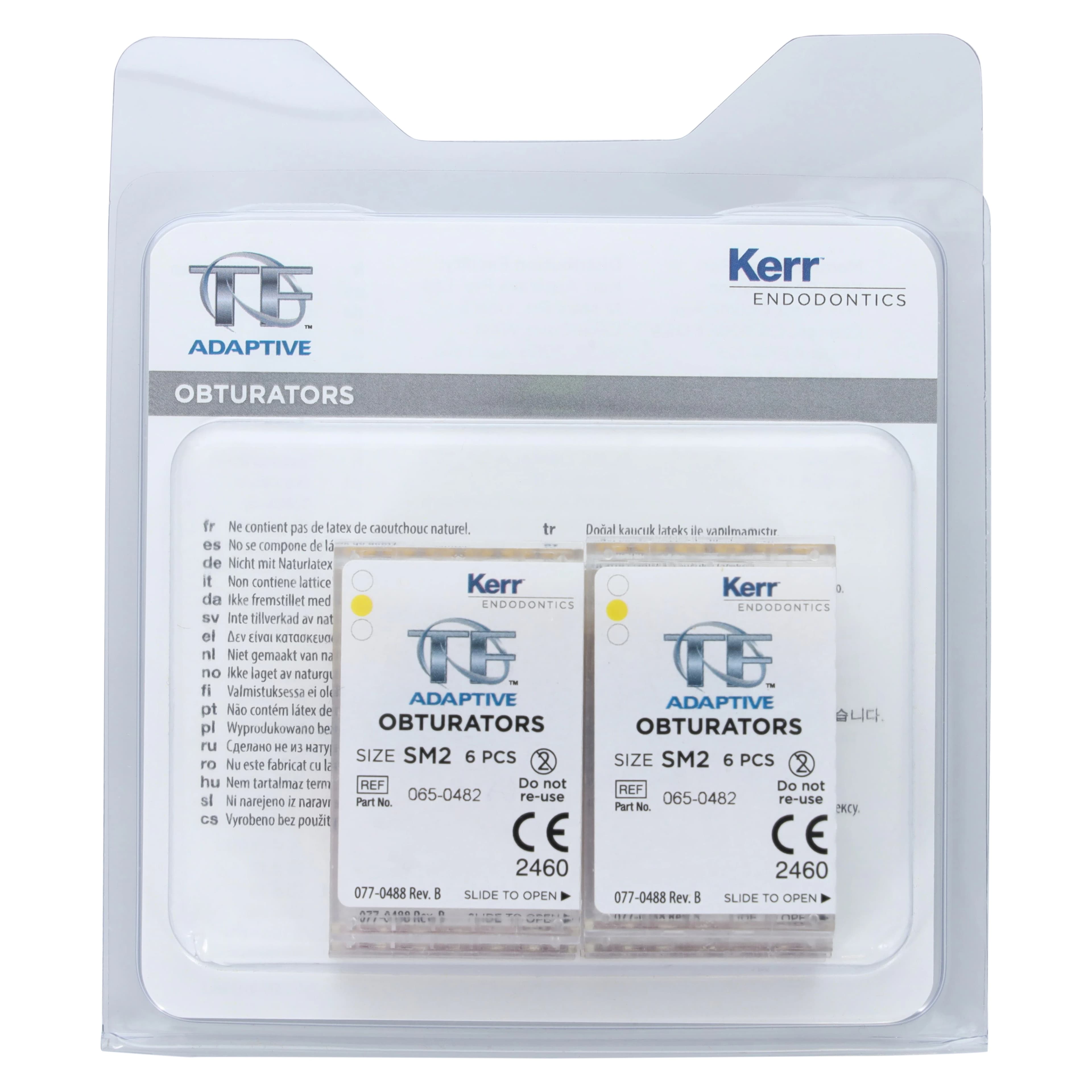 Kerr TF Adaptive Obturators, SM2, Small, Yellow, 36/Pkg, 815-1560 - SM2 Yellow Twisted File Adaptive Obturator Bulk Pack of 36 - Image 1