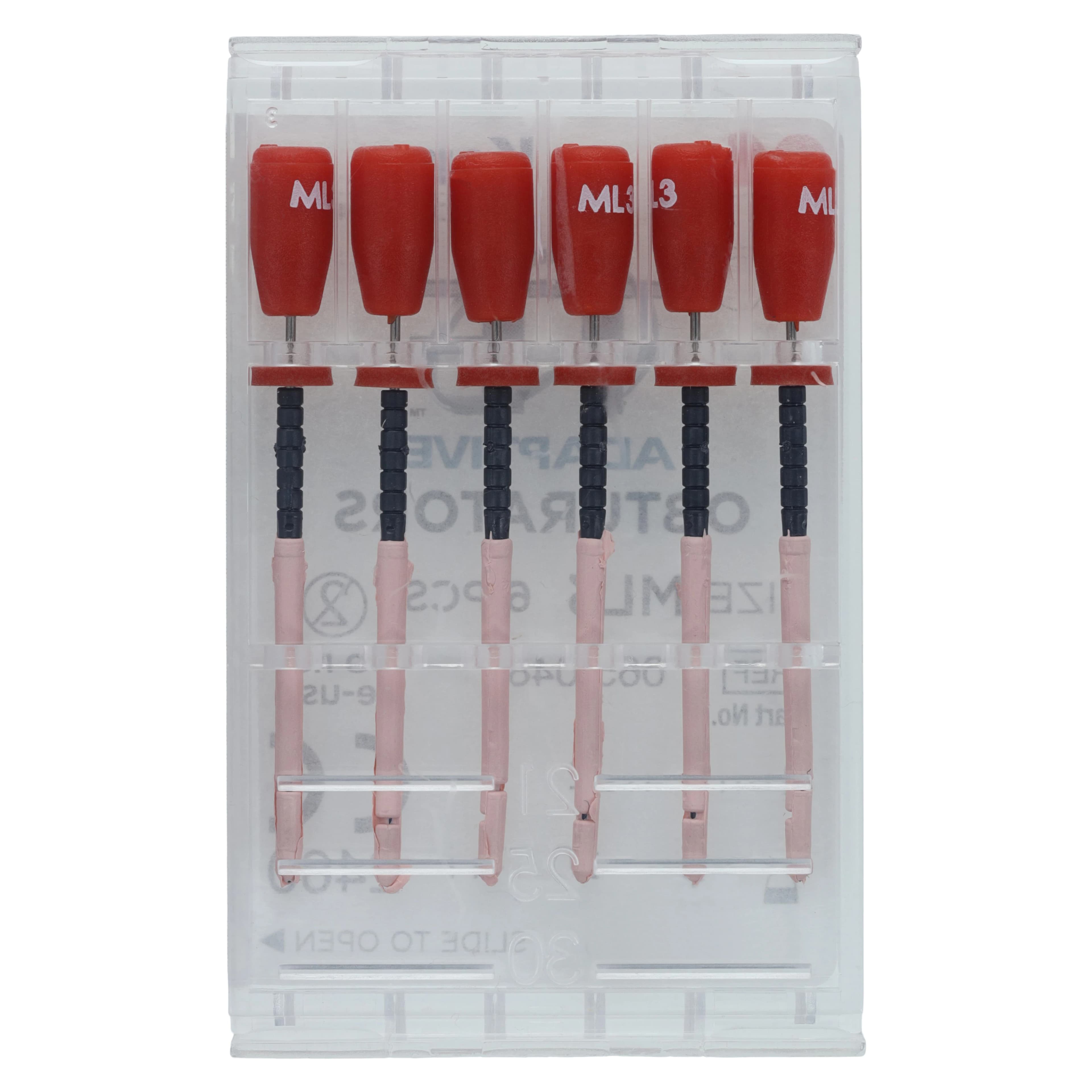 Kerr TF Adaptive Obturators, ML3, Medium/Large, Red, 36/Pack, 815-1564 - ML3 Red Twisted File Adaptive Obturator Bulk Pack of 36 - Image 1