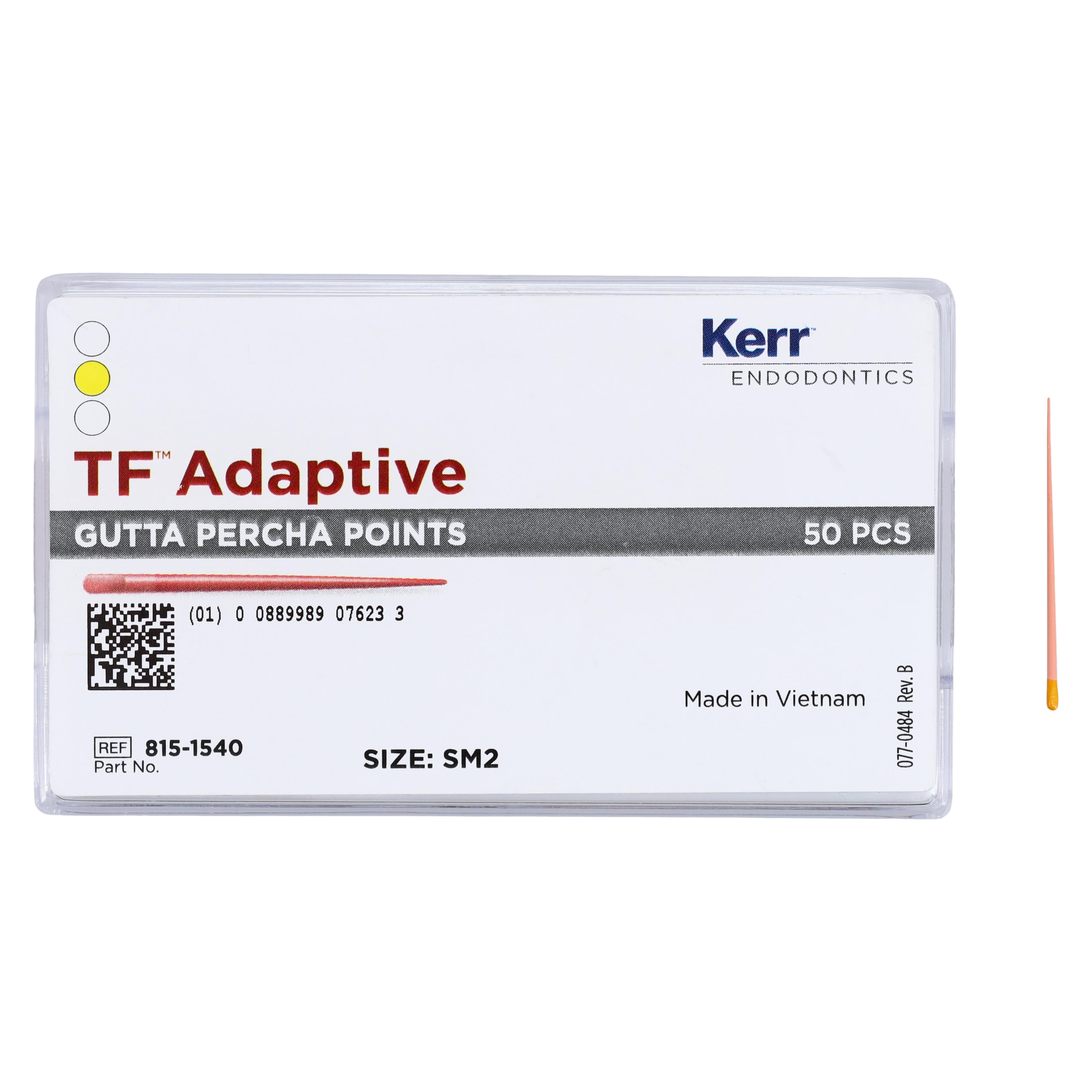 TF Adaptive Gutta Percha Points, Yellow Pack, SM2, Small, 50/Pk, 815-1540 thumbnail 5