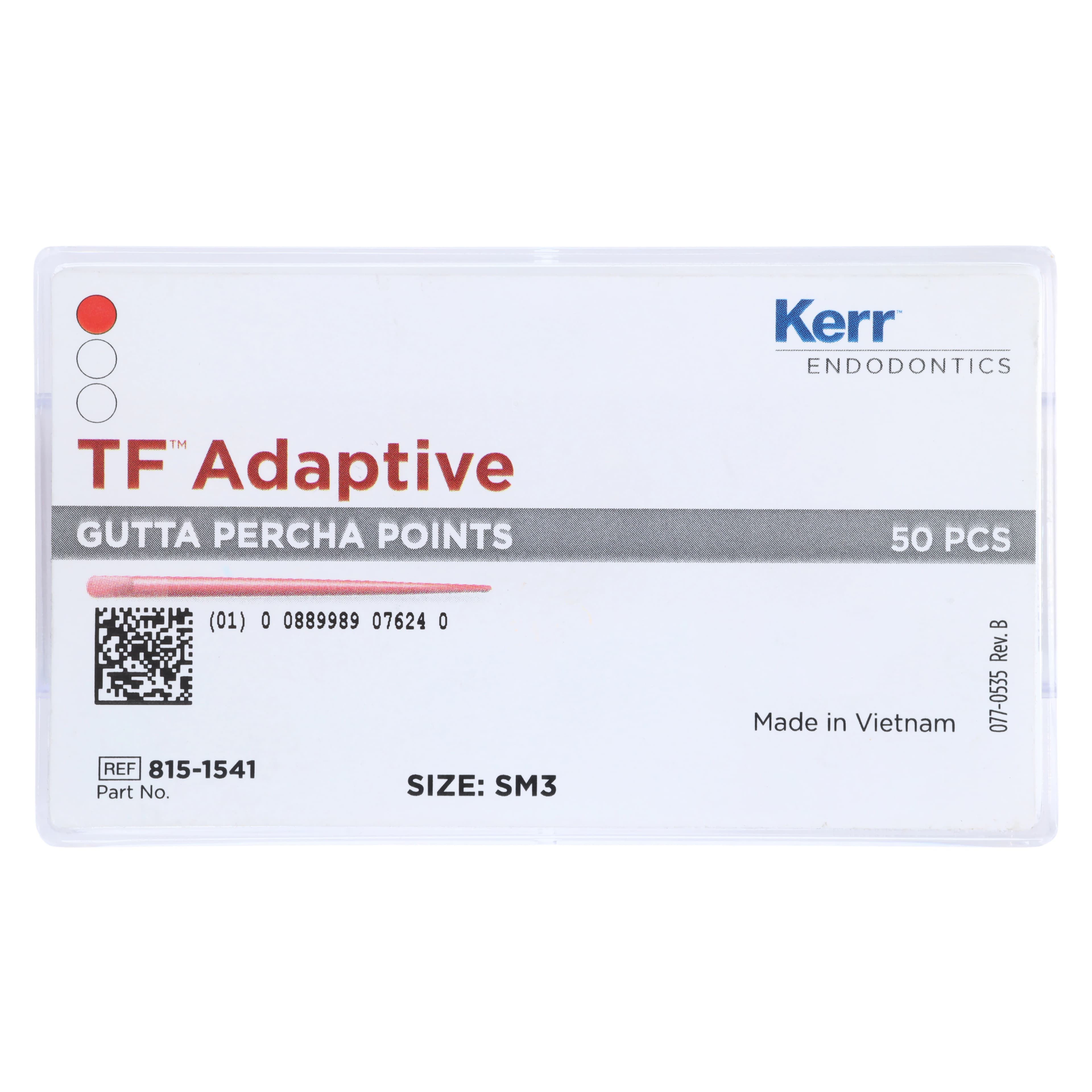 TF Adaptive Gutta Percha Points, Red Pack, SM3, Small, 50/Pk, 815-1541 thumbnail 6