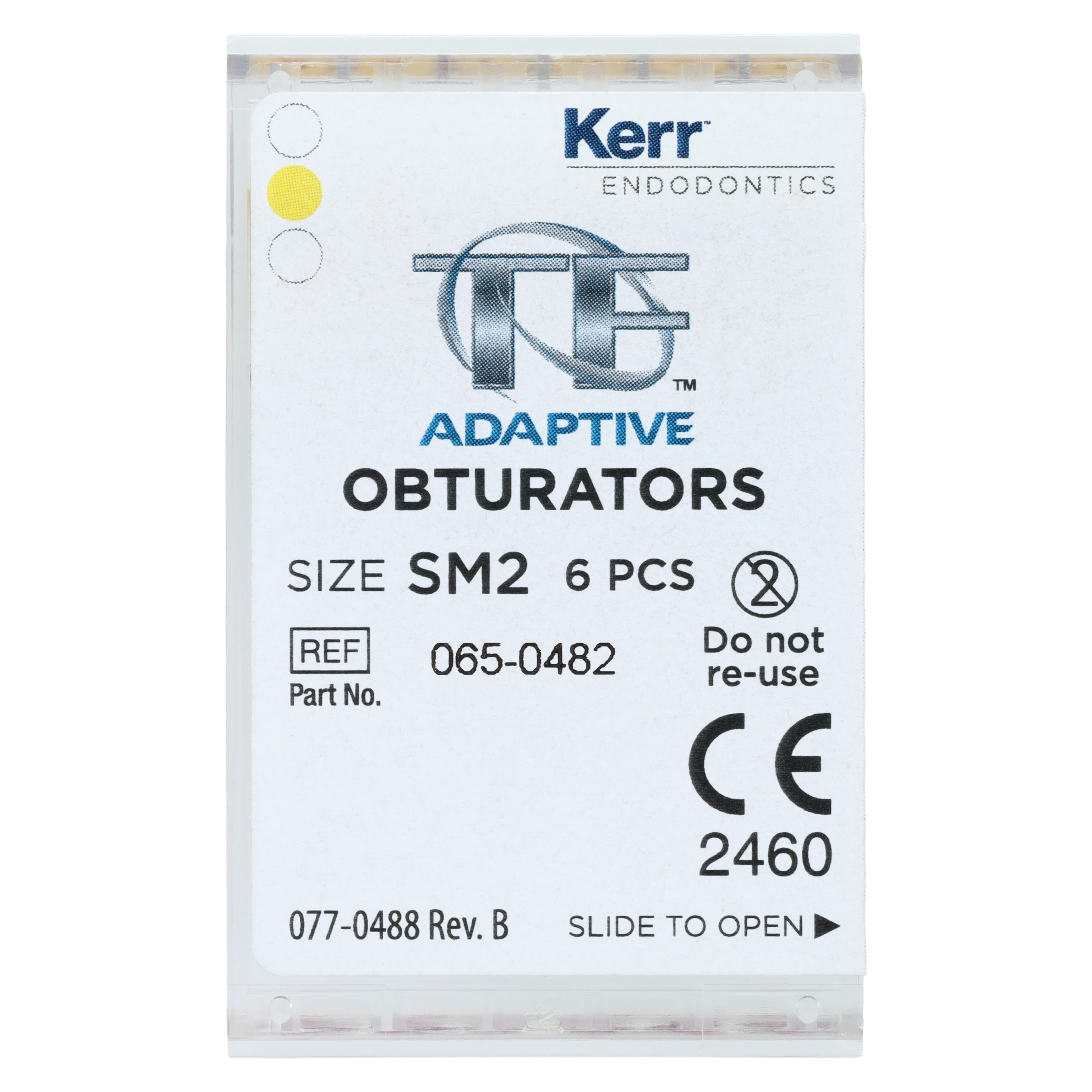 Kerr TF Adaptive Obturators, SM2, Small, Yellow, 6/Pkg, 815-1550 thumbnail 5
