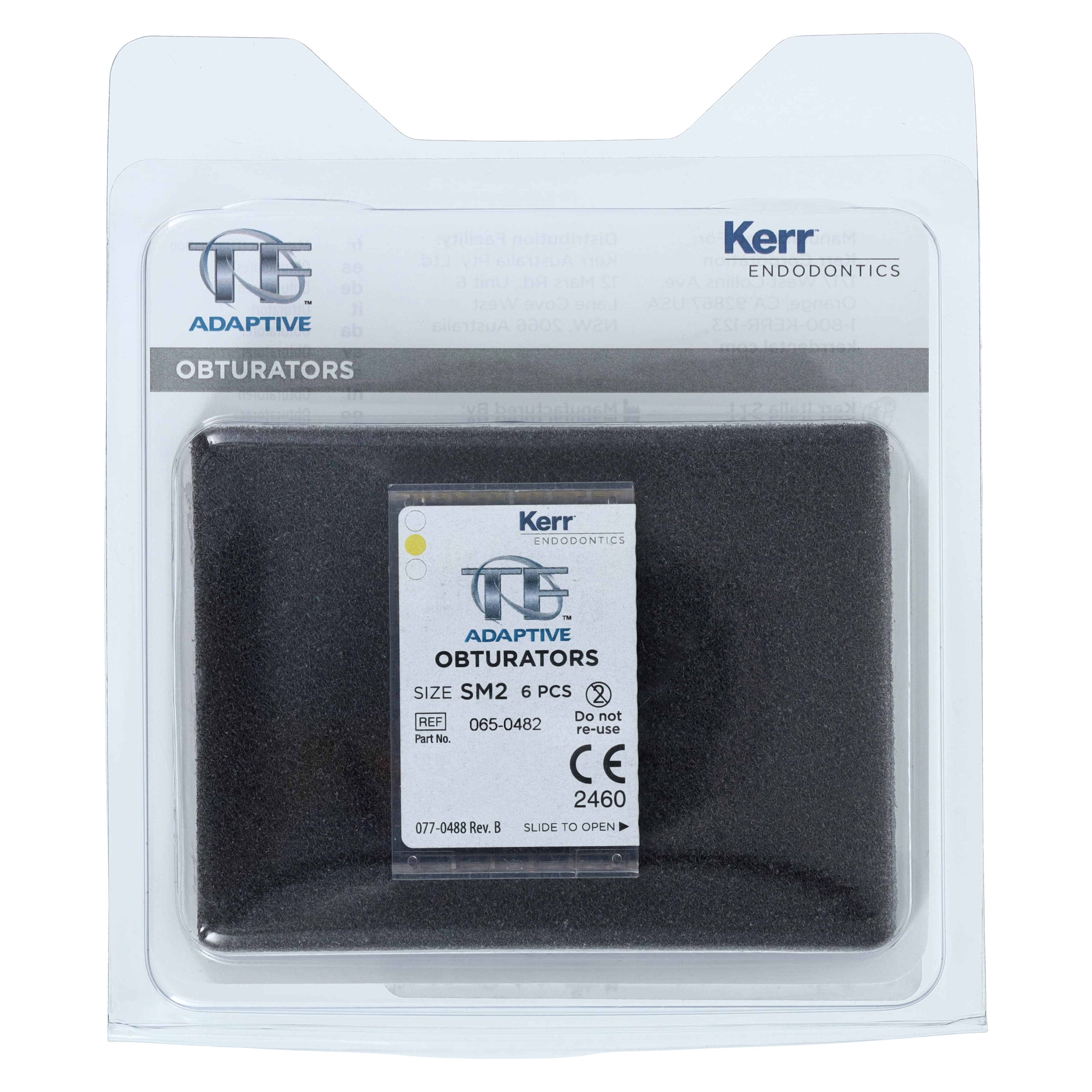 Kerr TF Adaptive Obturators, SM2, Small, Yellow, 6/Pkg, 815-1550 thumbnail 6