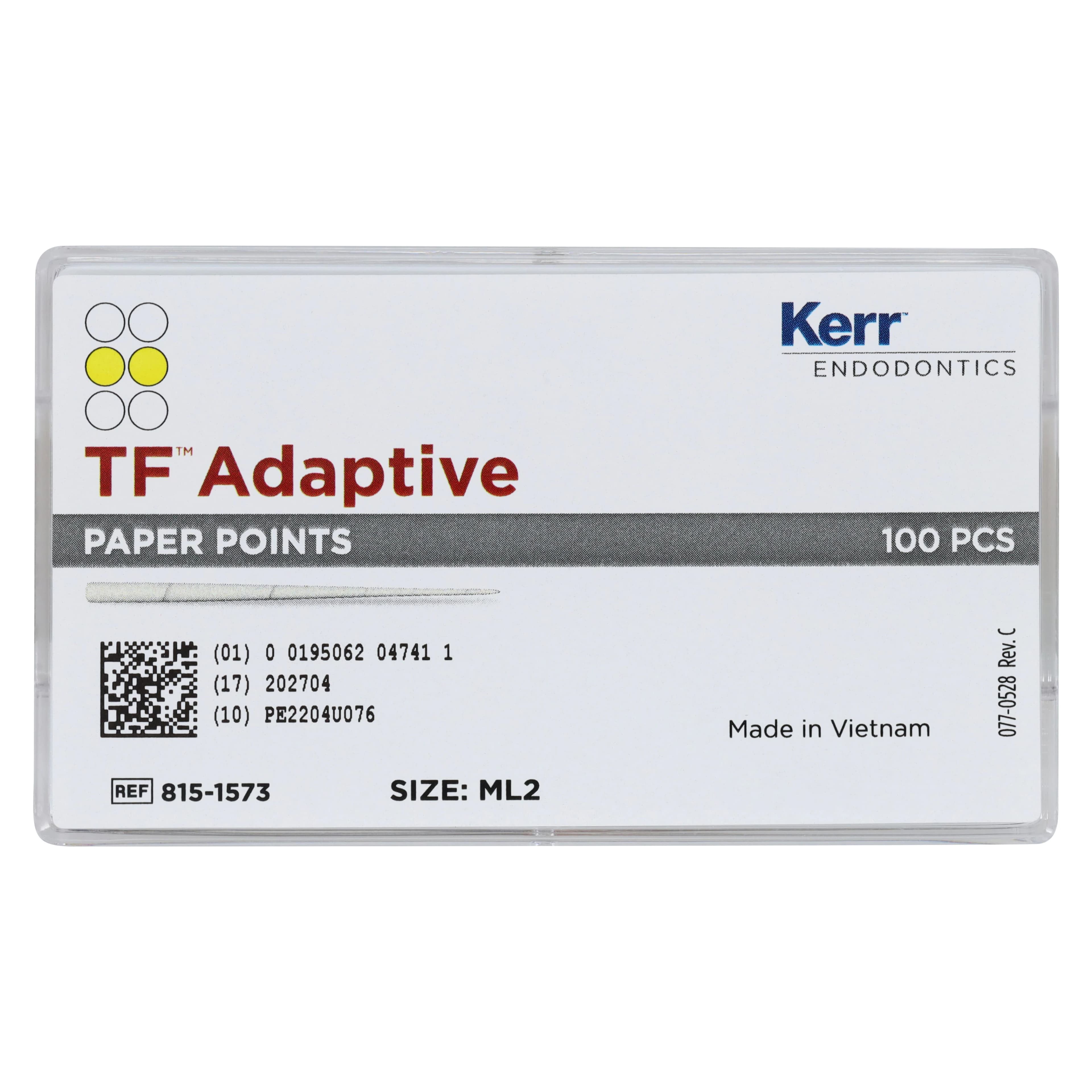TF Adaptive Paper Points, ML2, Medium/Large, Yellow, 100/Pk, 815-1573 thumbnail 6