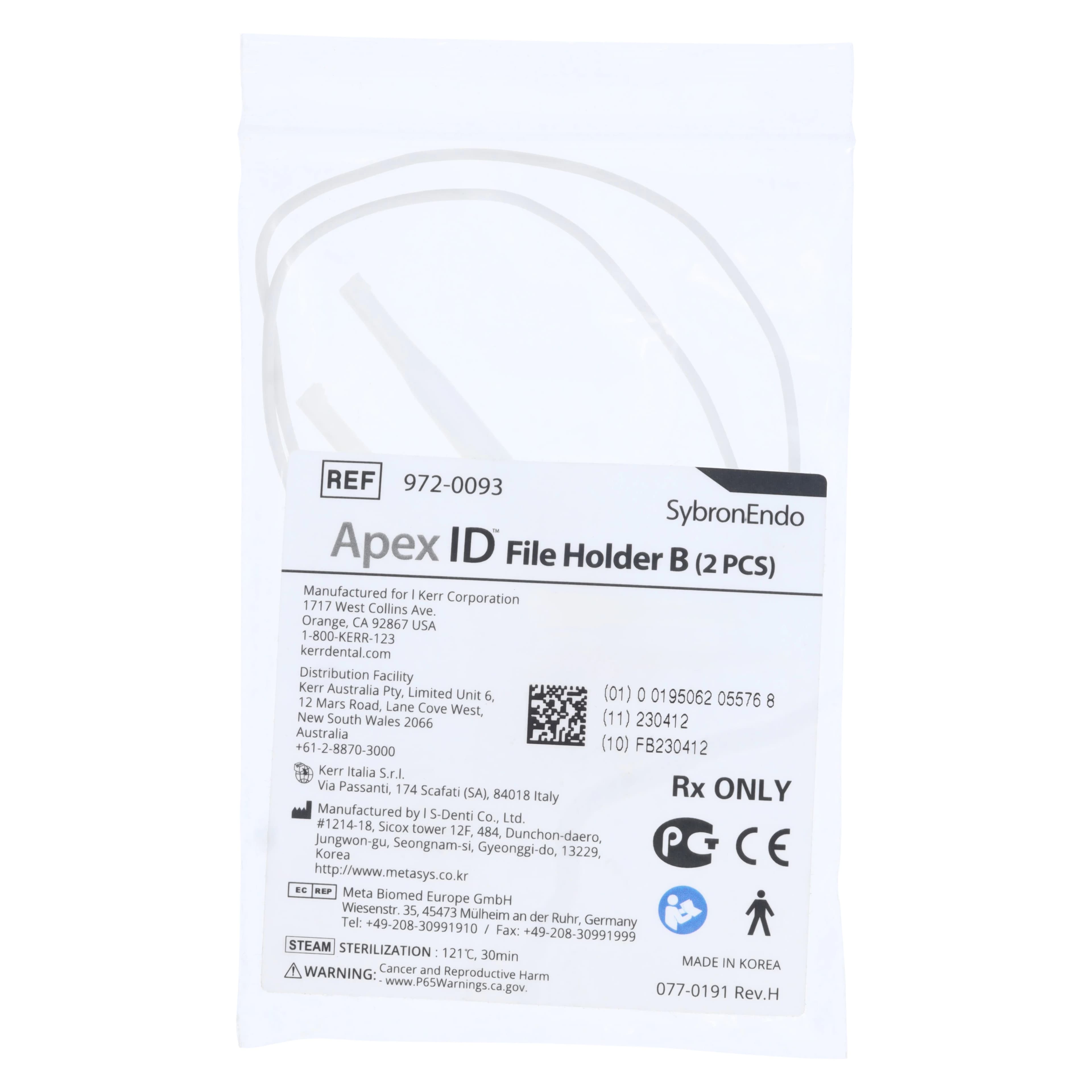 Apex ID File Holder B, for Digital Apex Locator, 2/Pkg, 972-0093 thumbnail 3