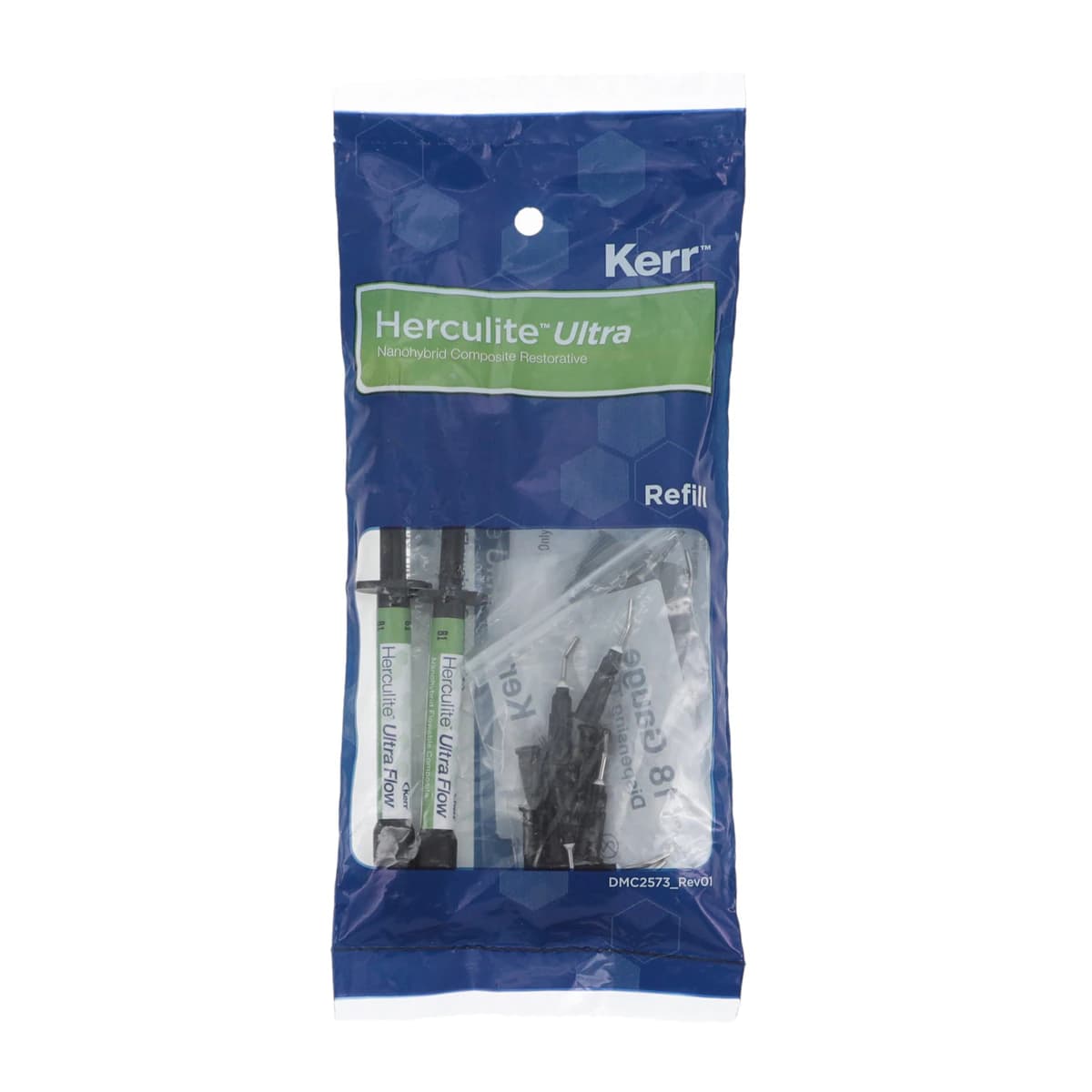 Herculite Ultra Flow Nanohybrid Flowable Composite, Syringe Refill Kit, B1, 2 g Syringes, 2/Pk, 35397 - Herculite Ultra Flow Flowable, Syringe Refill, 2 g, B1, 2/Pk - Image 1