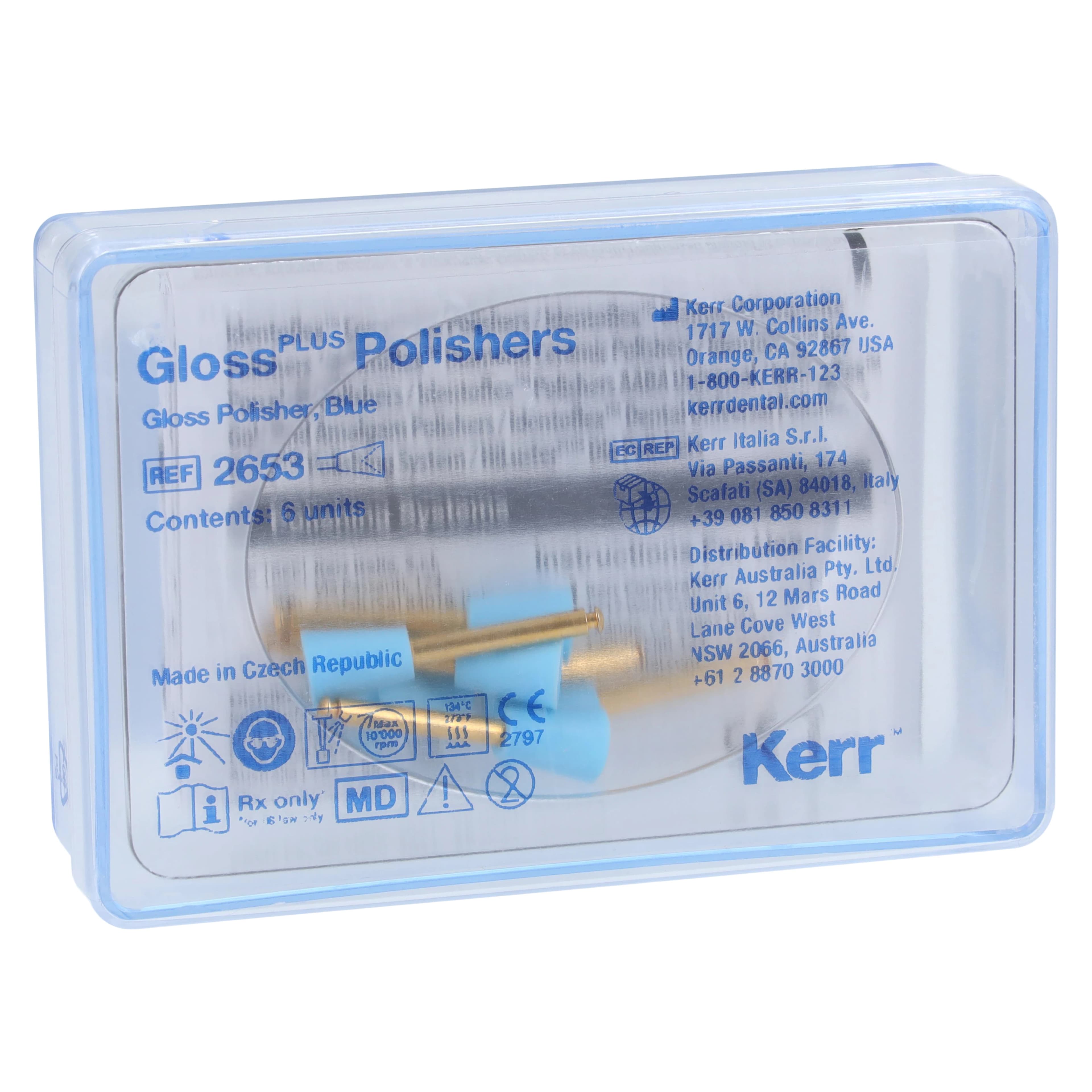 Kerr HiLuster PLUS Gloss Polisher Cup Refill, 6/Pack, 2653 - GlossPLUS Polishers Cup Pack of 6 - Image 1