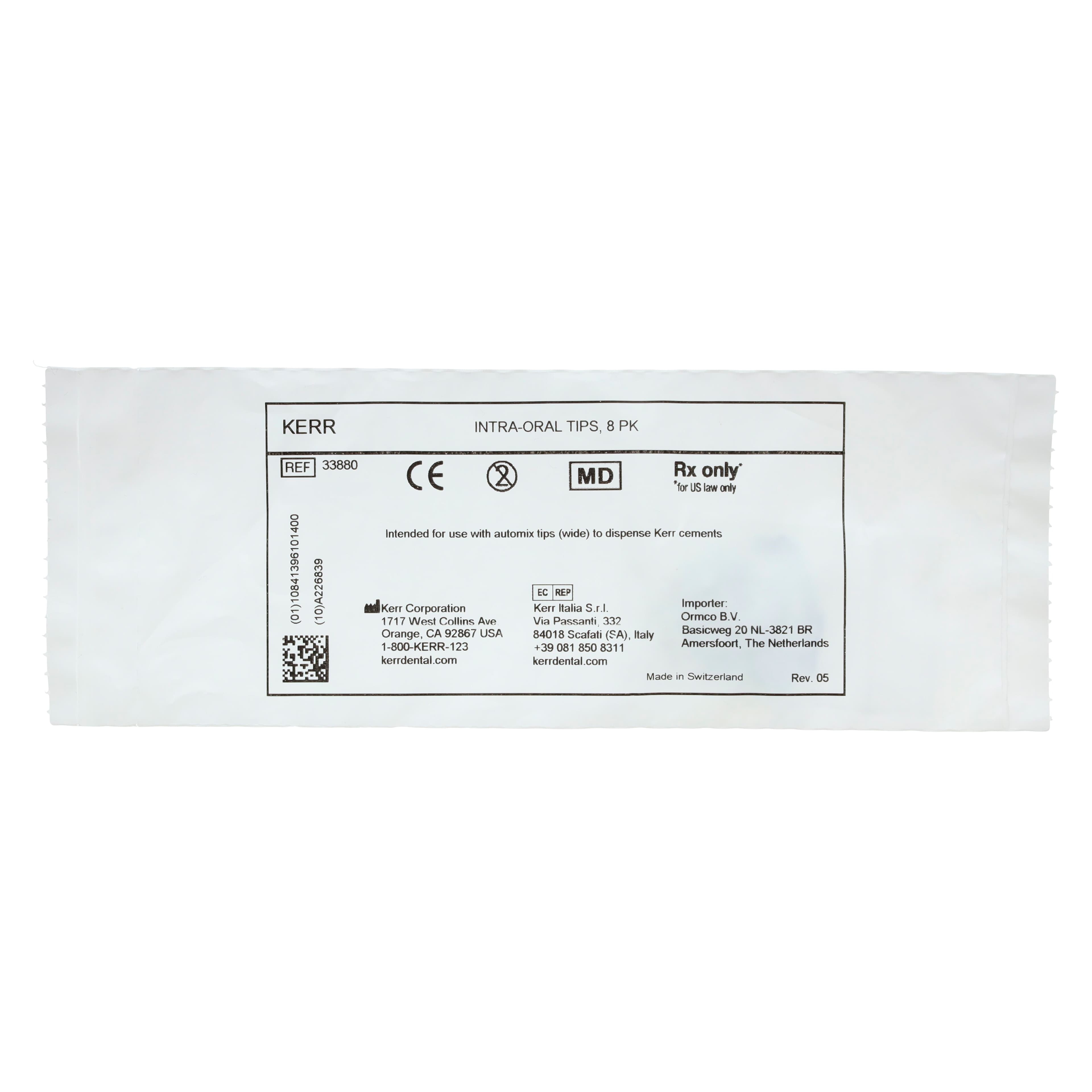 Kerr Maxcem Elite Curved Intraoral Tips, Clear, 8/Pkg, 33880 thumbnail 3