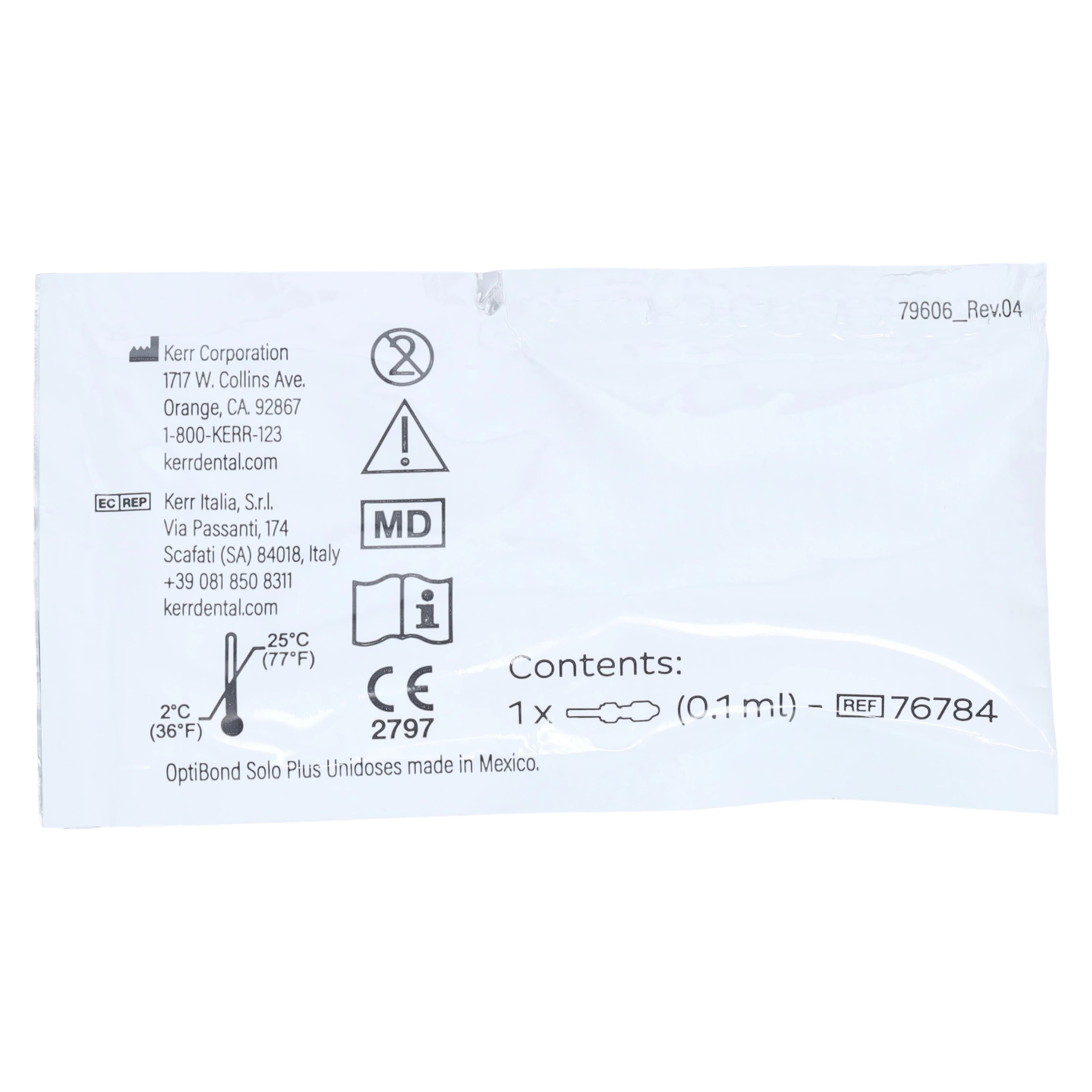 OptiBond Solo Plus Unidose Refill, Total-Etch Dental Adhesive, 0.1 mL Unidose Packets, 100/Pk, 29669 thumbnail 4