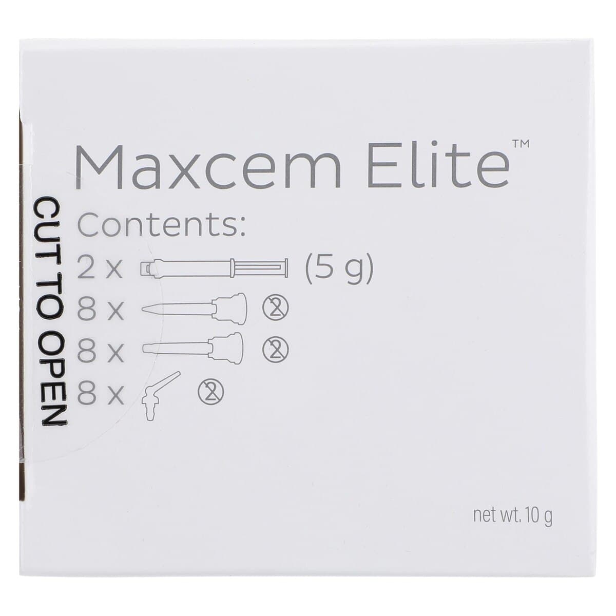Maxcem Elite Universal Self-Etch Self-Adhesive Resin Cement, White, Refill, 2 x 5 g Dual Syringes, 33873 thumbnail 12