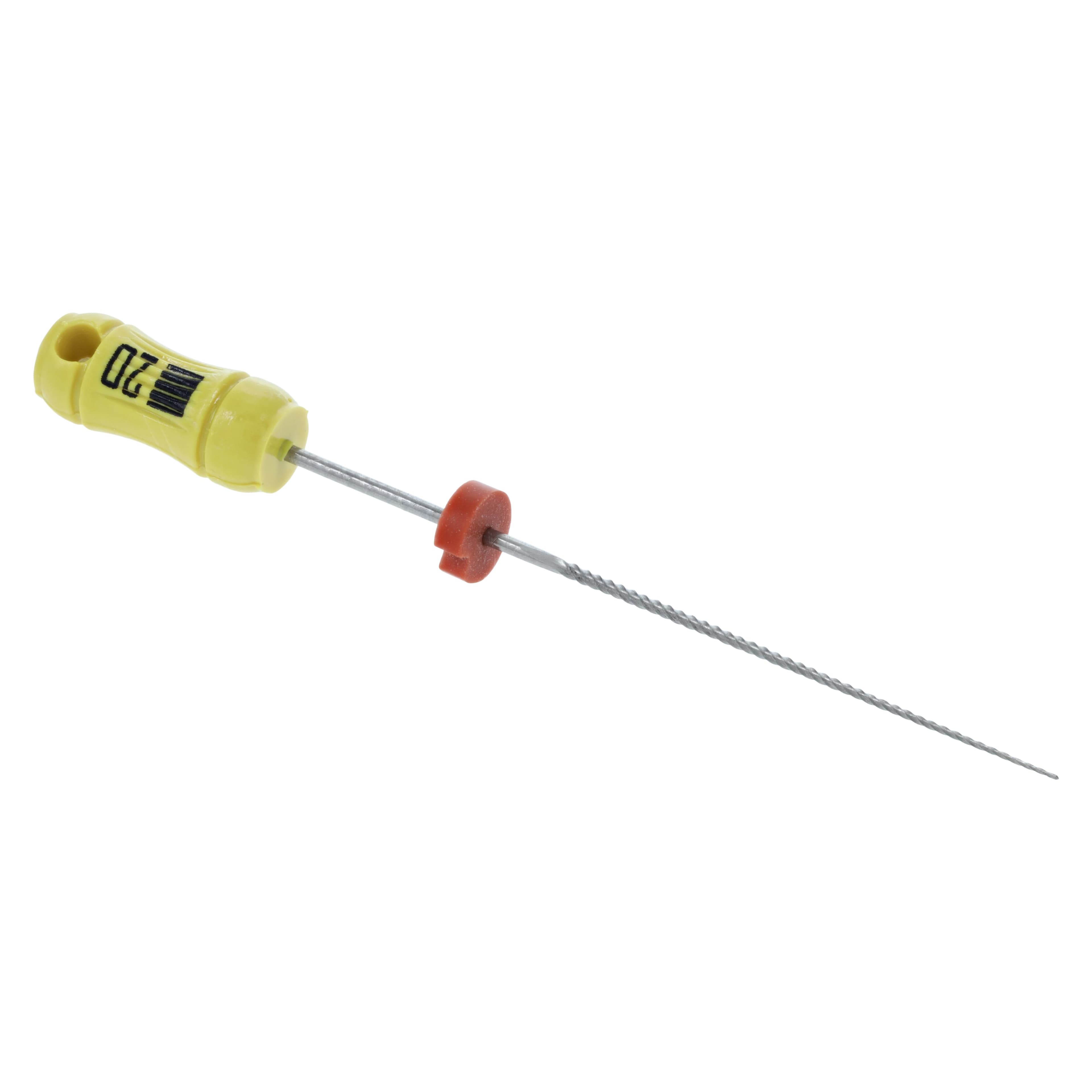 Kerr K-Files, Stainless Steel, 30 mm, #20, Yellow, 6/Pk, 06153 thumbnail 3