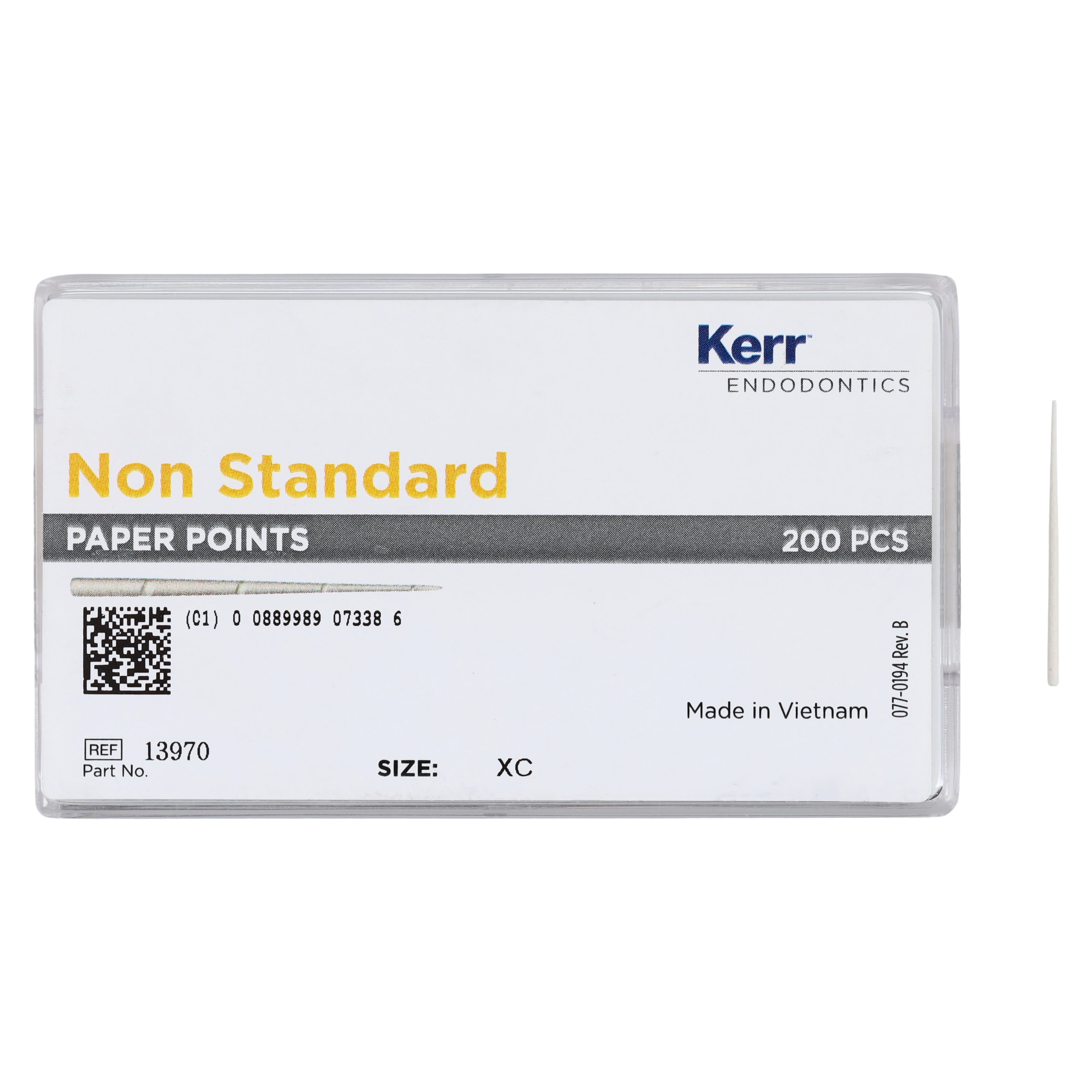 Kerr Absorbent Paper Points, X-Coarse (Extra Coarse), Sterile, Bulk Pack, 200/Pk, 13970 thumbnail 4