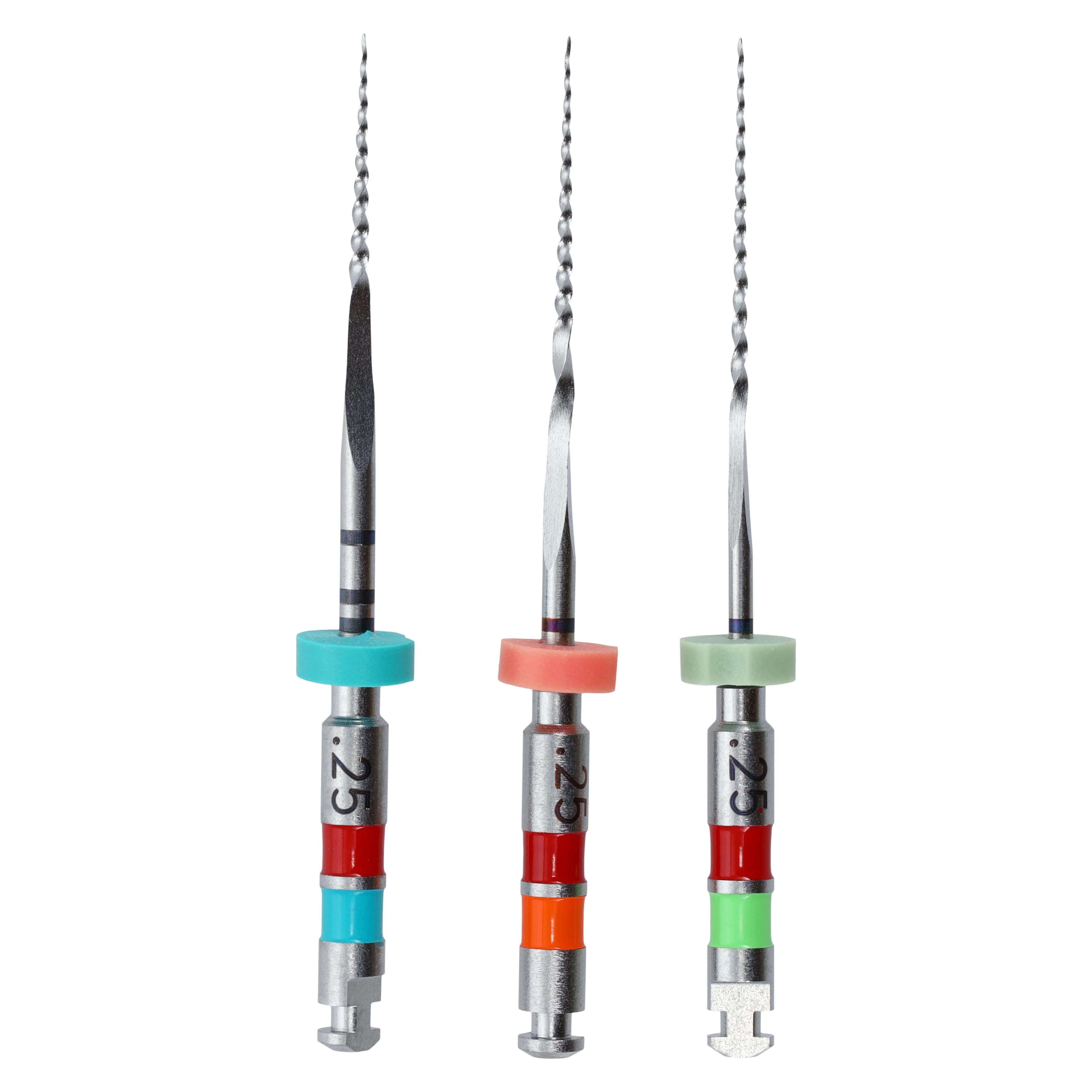 Kerr TF Twisted Files, Small Assorted, #25, 23mm, NiTi Rotary Files, 3/Pk, 822-4683 - TWISTED FILE SMALL ASST .25 TIP PACK 23MM LENGTH - Image 1