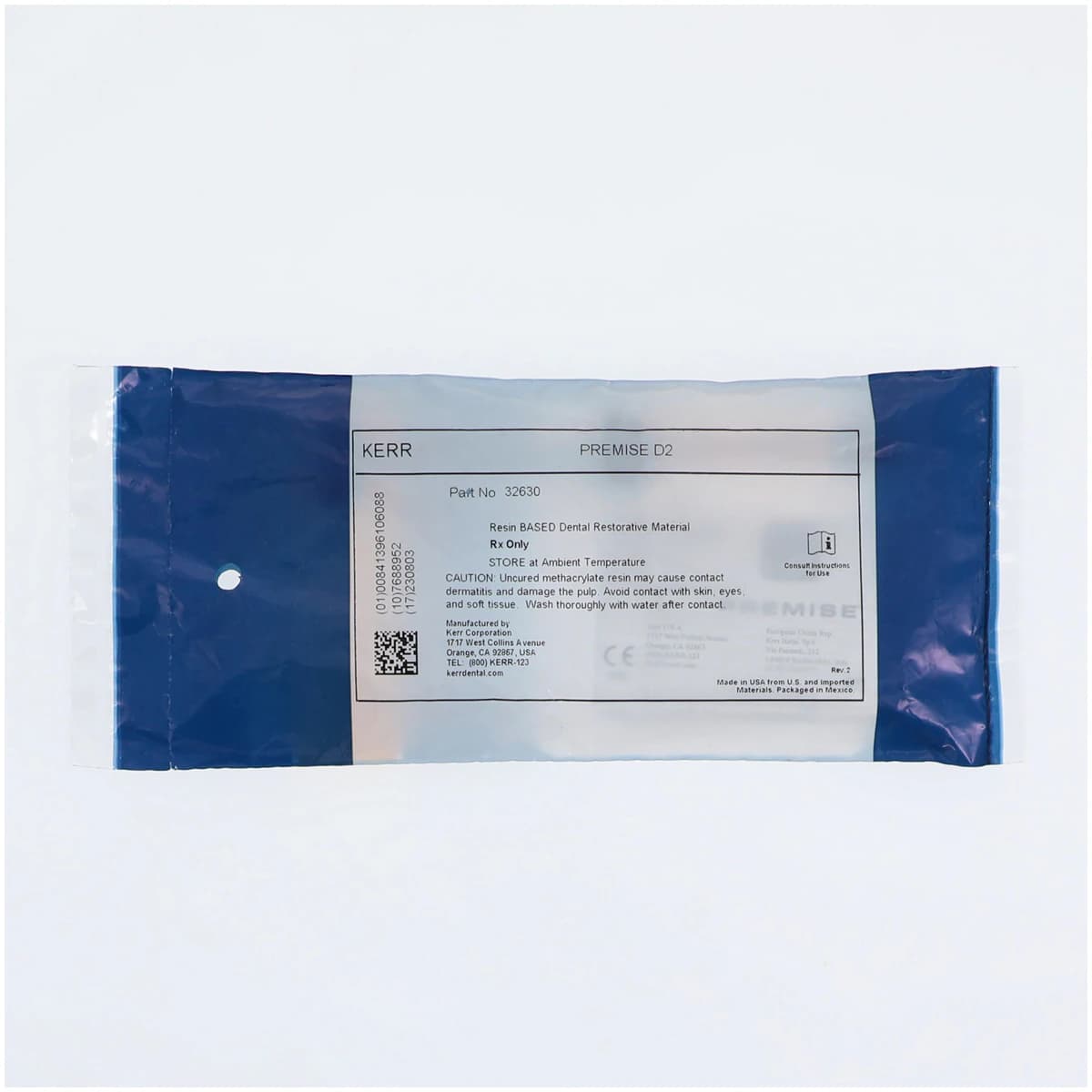 Premise Universal Nanofilled Composite Restorative, Body Shade D2, 4 g Syringe Refill, 32630 thumbnail 2