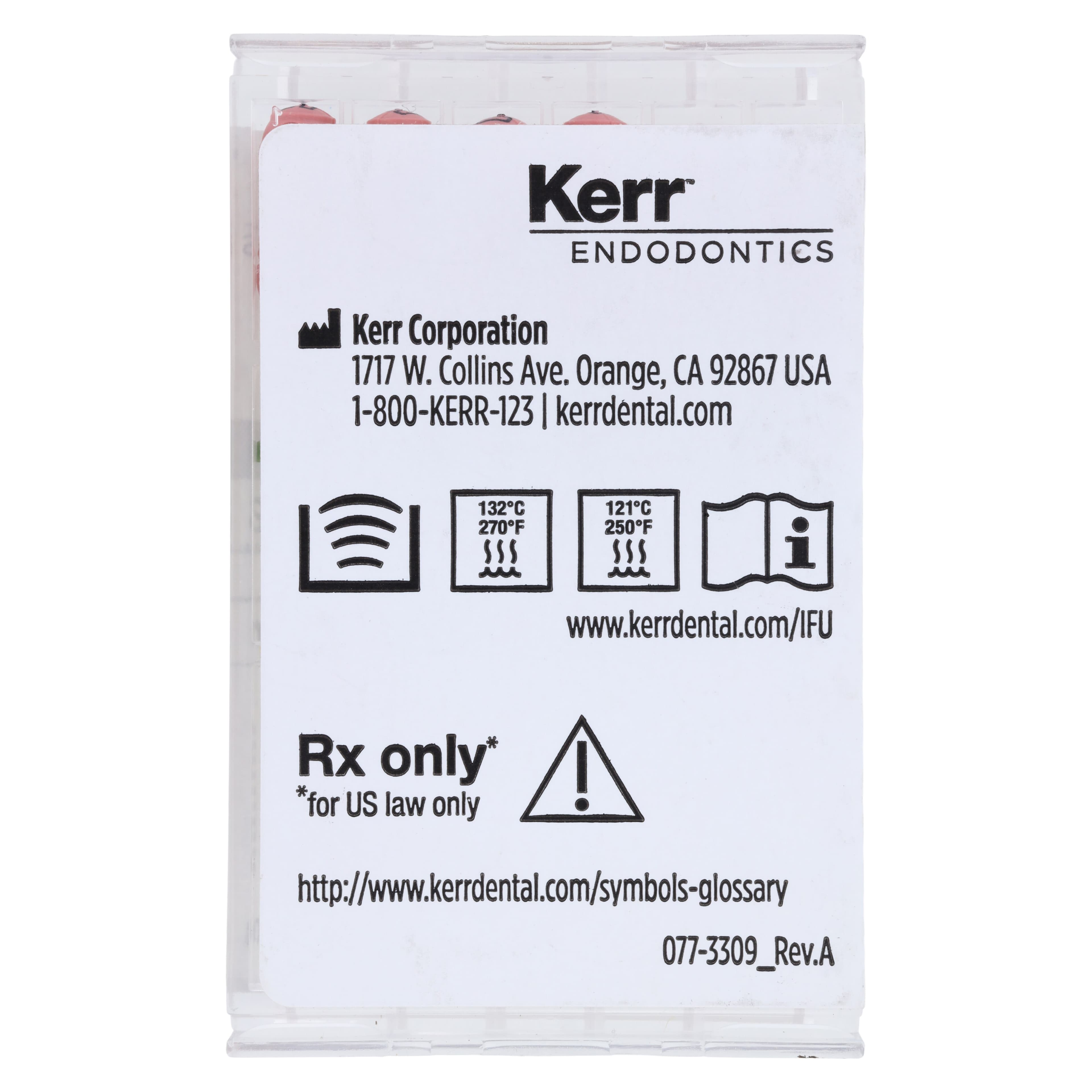 Kerr K-Flex Files, #06, 21mm, Stainless Steel, Pink, 6/Pack, 60120 thumbnail 2
