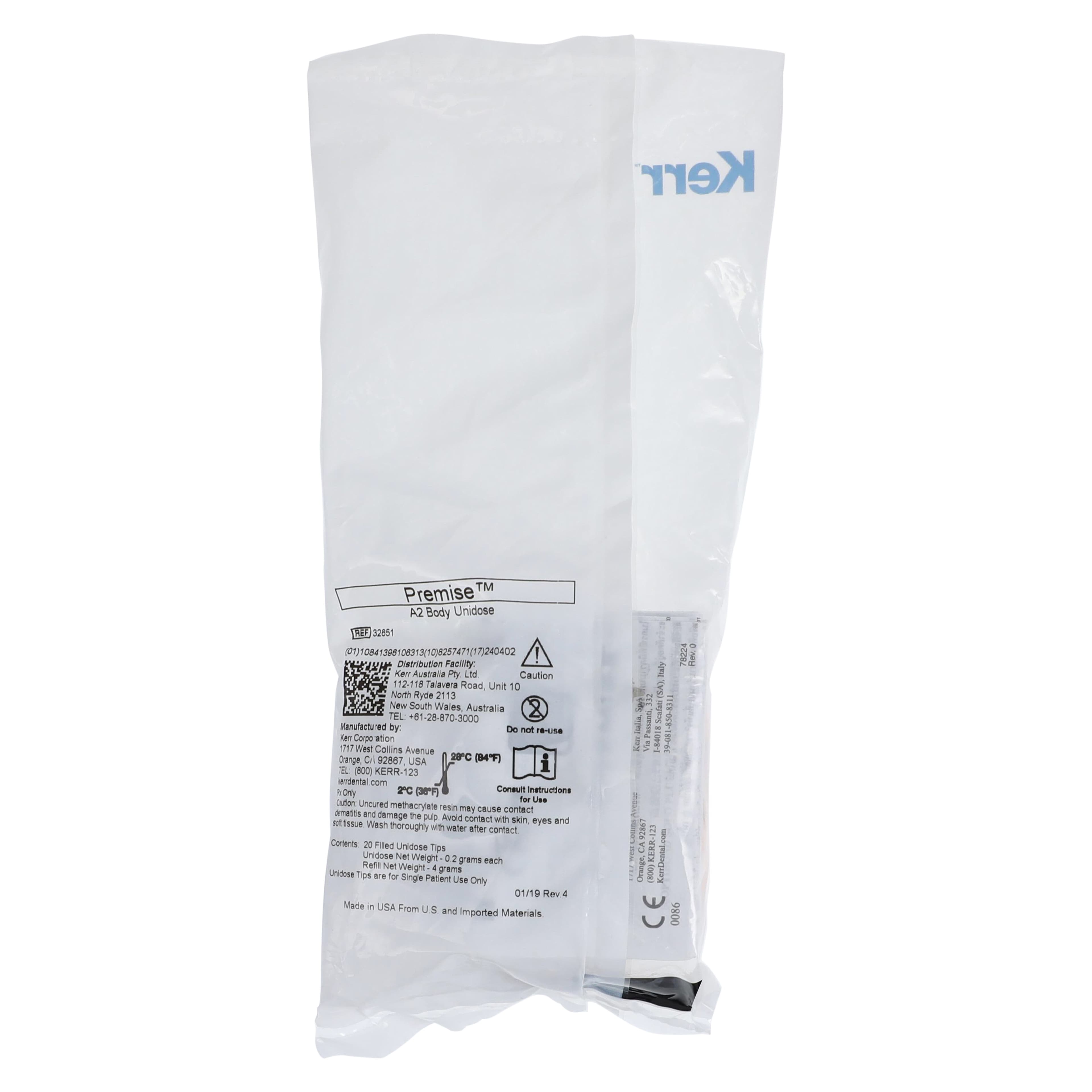 Premise Universal Nanofilled Composite, Unidose Refill, Body A2, 0.2 g, 20/Pk, 32651 thumbnail 5
