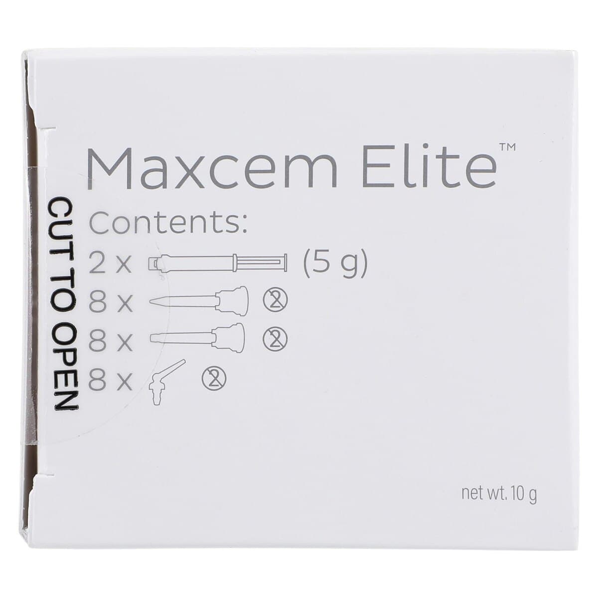 Maxcem Elite Universal Resin Cement, Individual Shade Refill, White Opaque, 5 g Dual Syringes, 2/Pk, 33874 thumbnail 12