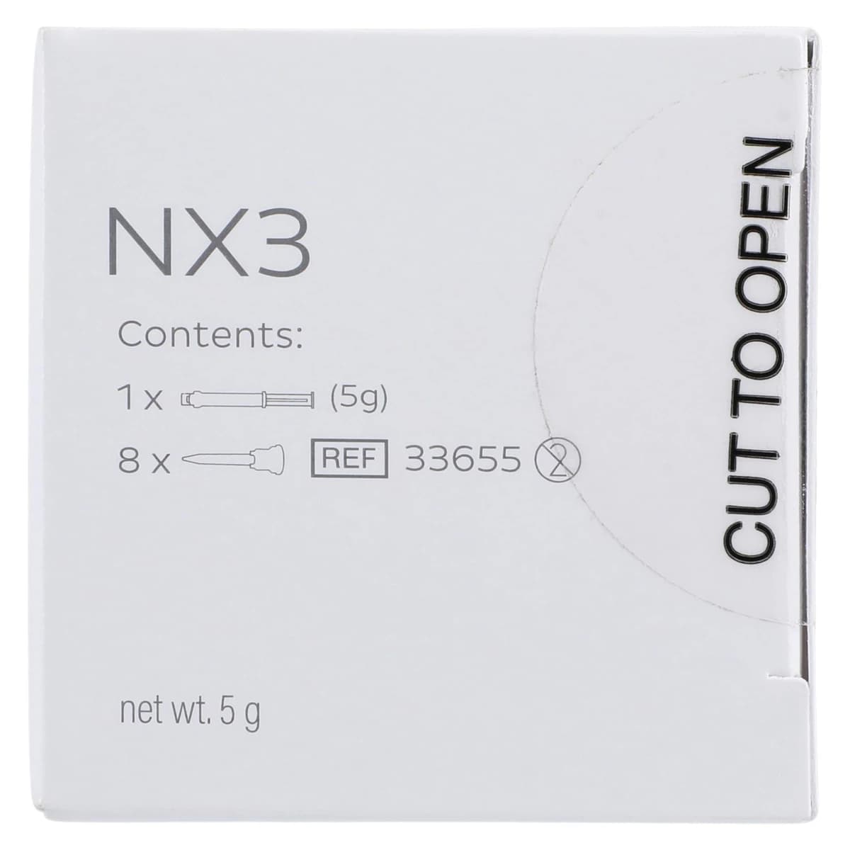 Kerr NX3 Nexus Third Generation Universal Adhesive Resin Cement, Dual-Cure Automix Syringe Refill, Clear, 5 g, 33643 thumbnail 7