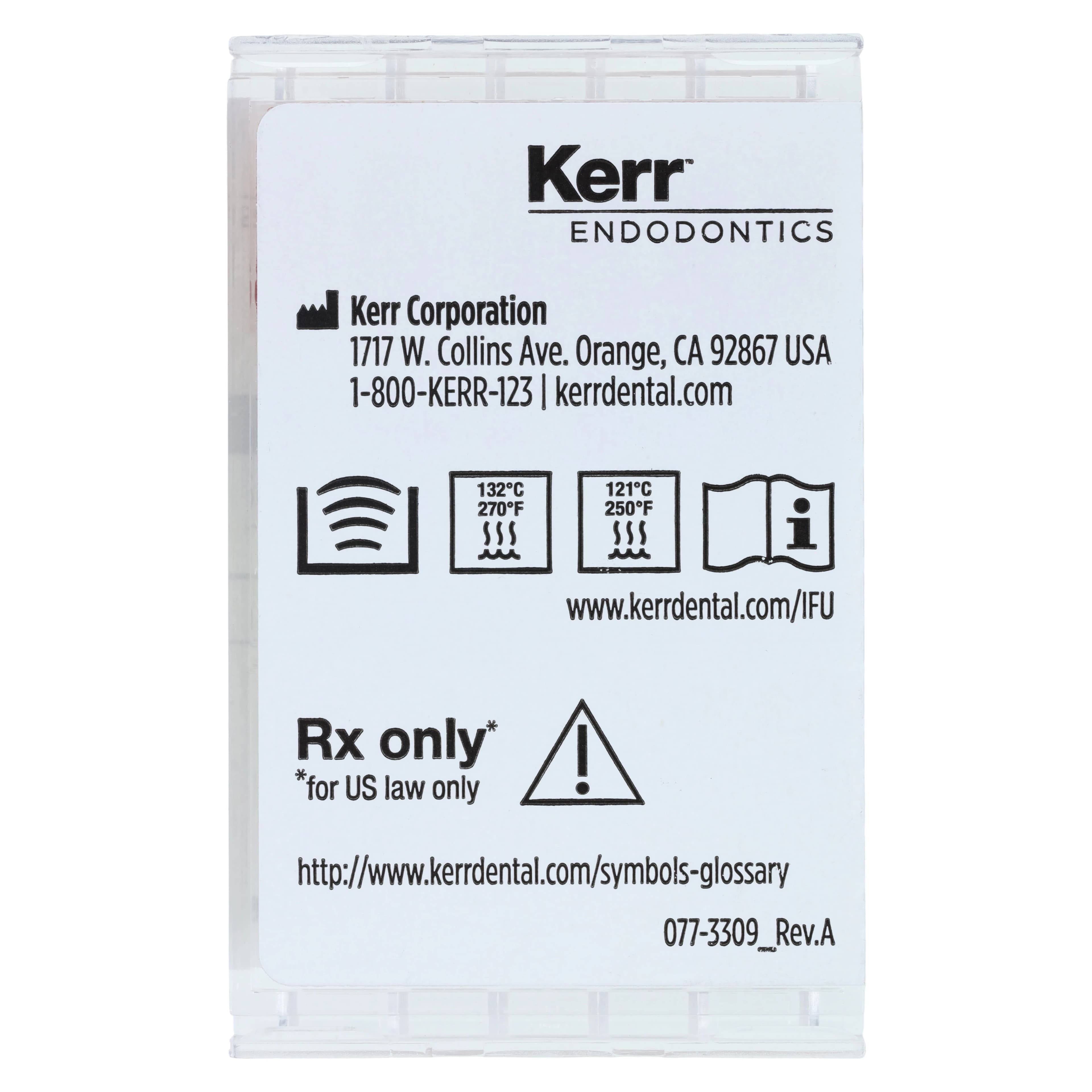 Kerr K-Files, Stainless Steel, 25 mm, #25, Red, 6/Pk, 06065 thumbnail 6