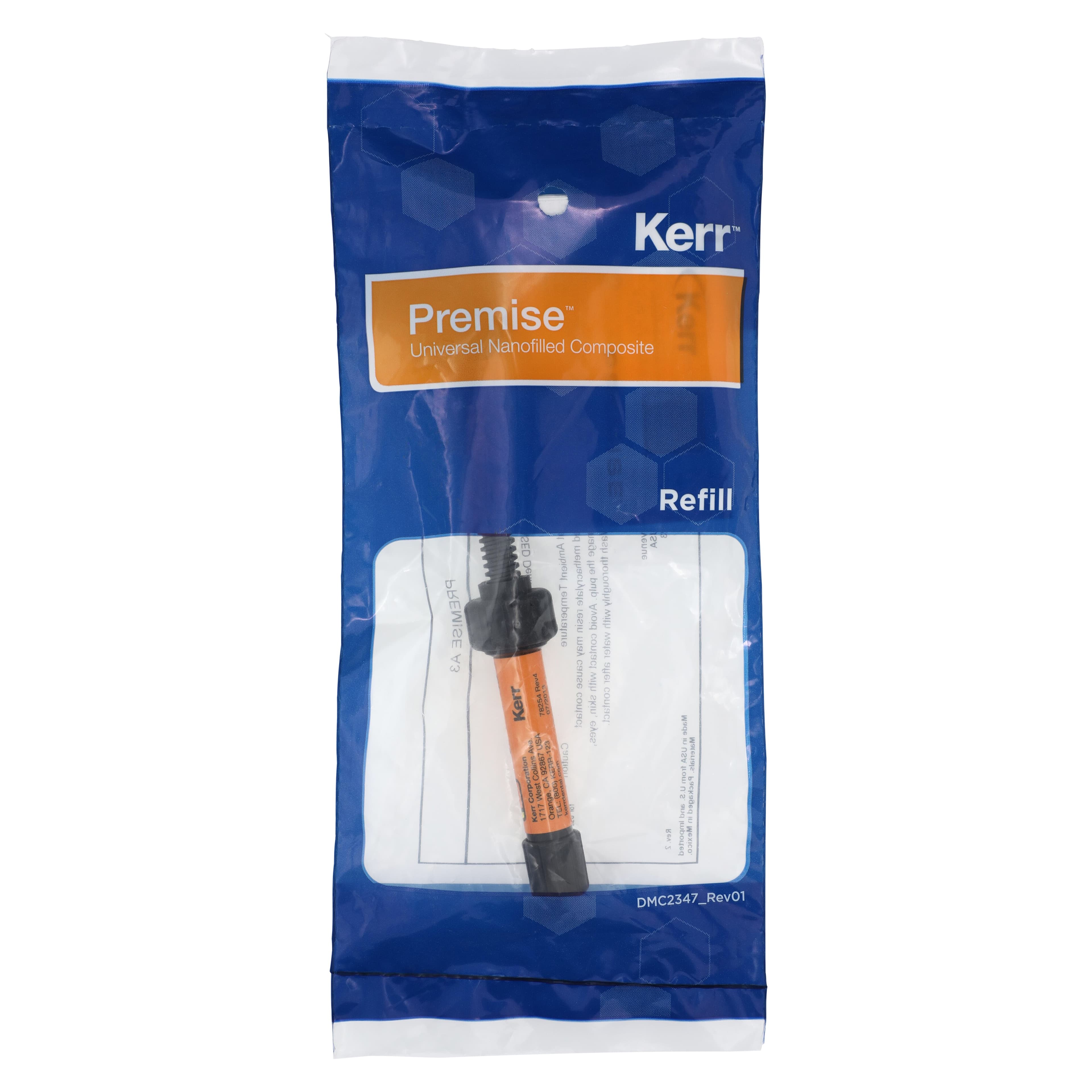 Premise Universal Nanofilled Composite Restorative, Body A3, 4 g Syringe Refill, 32619 thumbnail 3