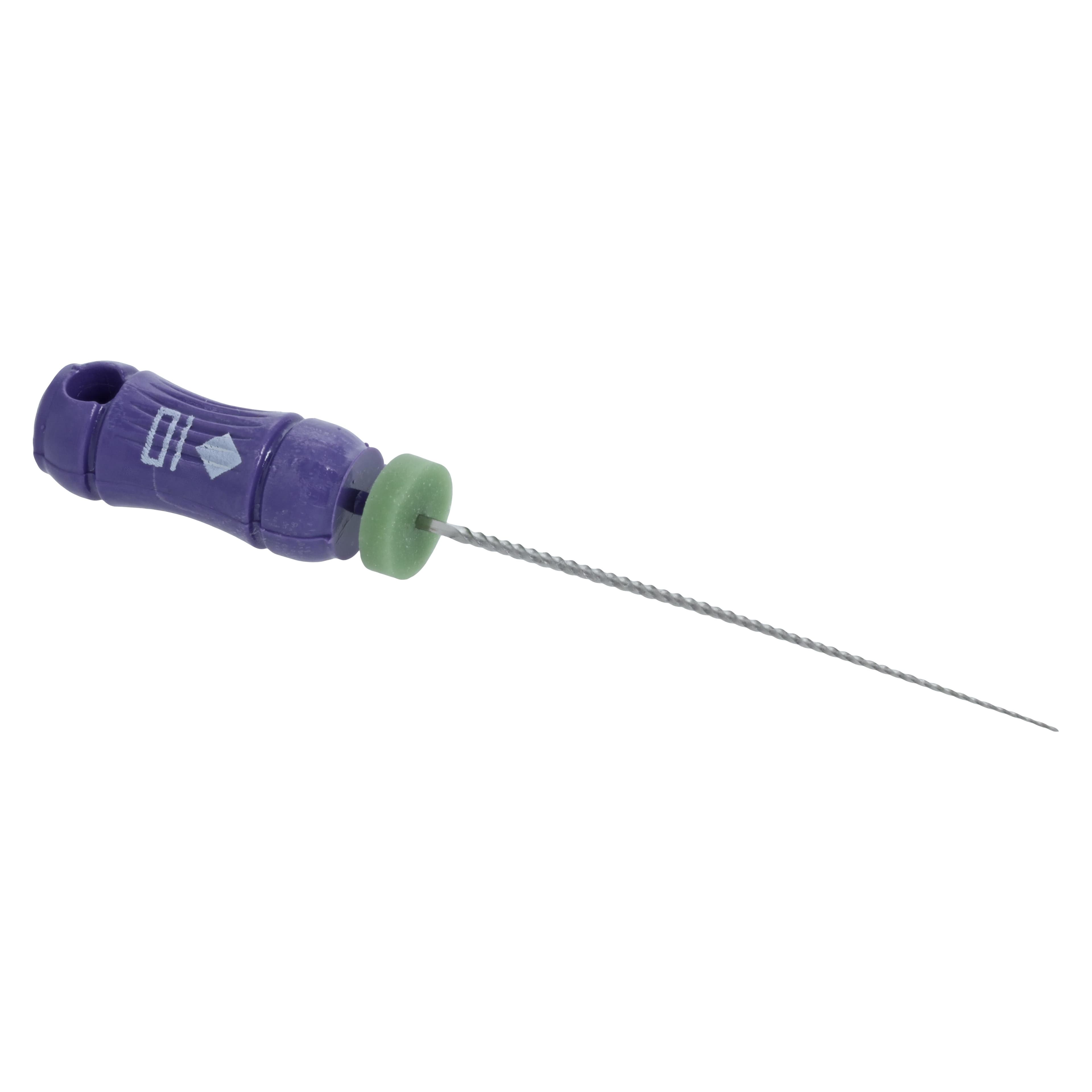 K-Flex Stainless Steel Hand Files, 21 mm, #10, Purple, 6/Pk, 15294 thumbnail 3
