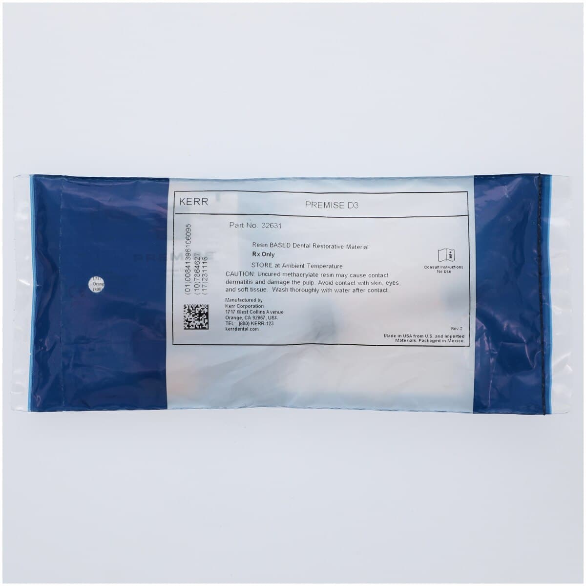 Premise Universal Nanofilled Composite Restorative, Body Shade D3, 4 g Syringe Refill, 32631 thumbnail 2
