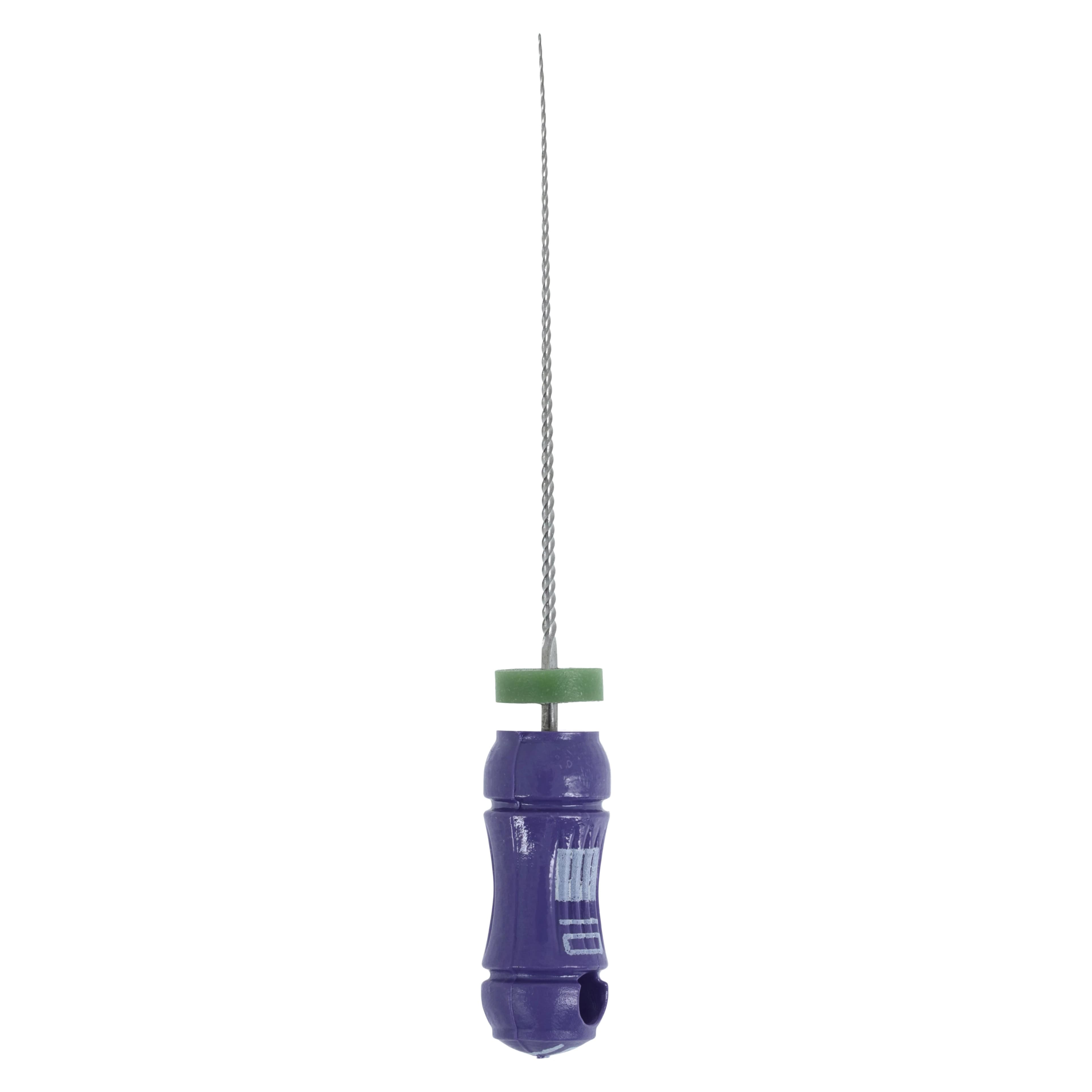 Kerr K-Files, Stainless Steel, 21 mm, #10, Purple, 6/Pk, 06003 - K-Files 10-21mm Purple (6) - Image 1