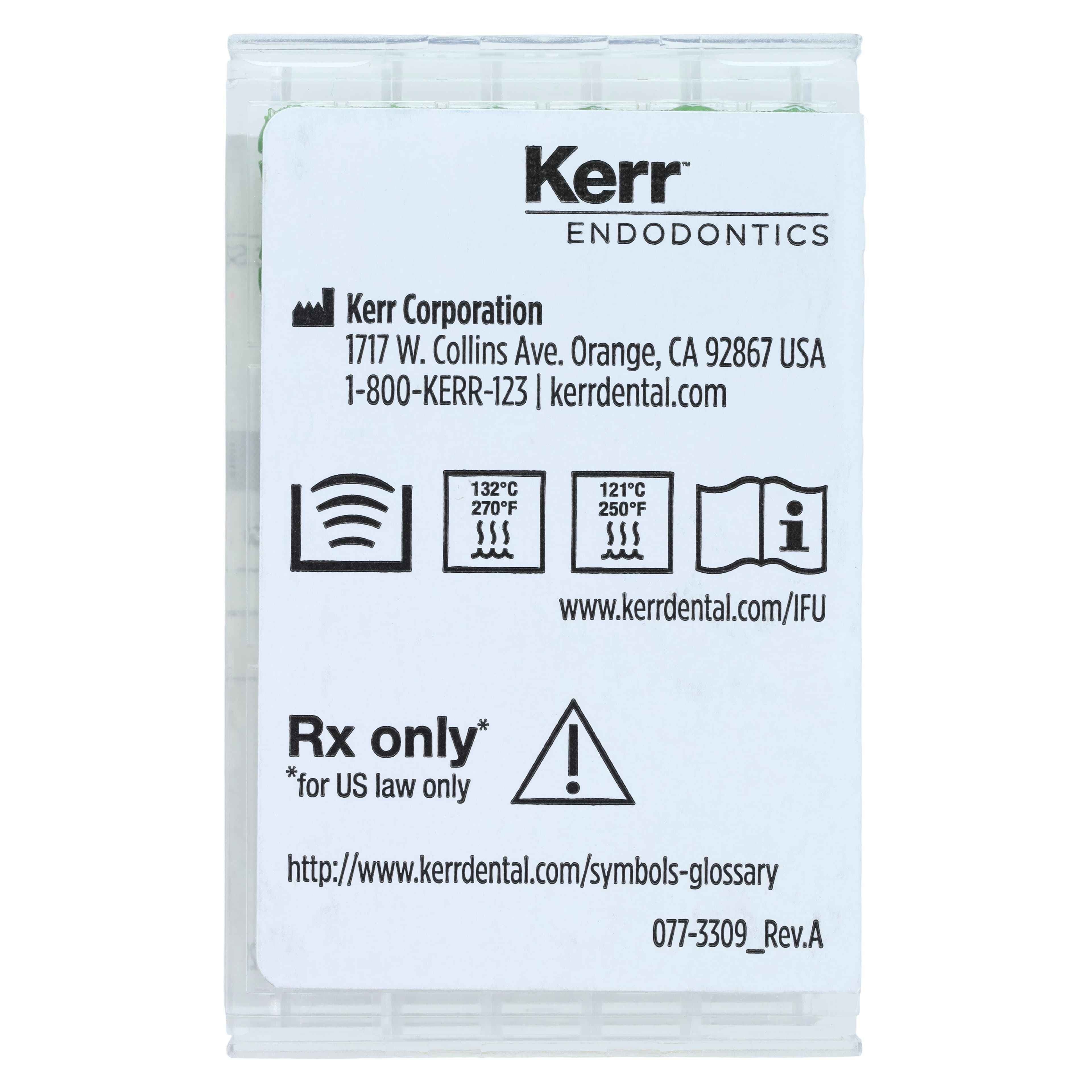Sybron Endo Hedstrom Files, Stainless Steel, 25 mm, Size #35, Green, 6/Pk, 11348 thumbnail 6