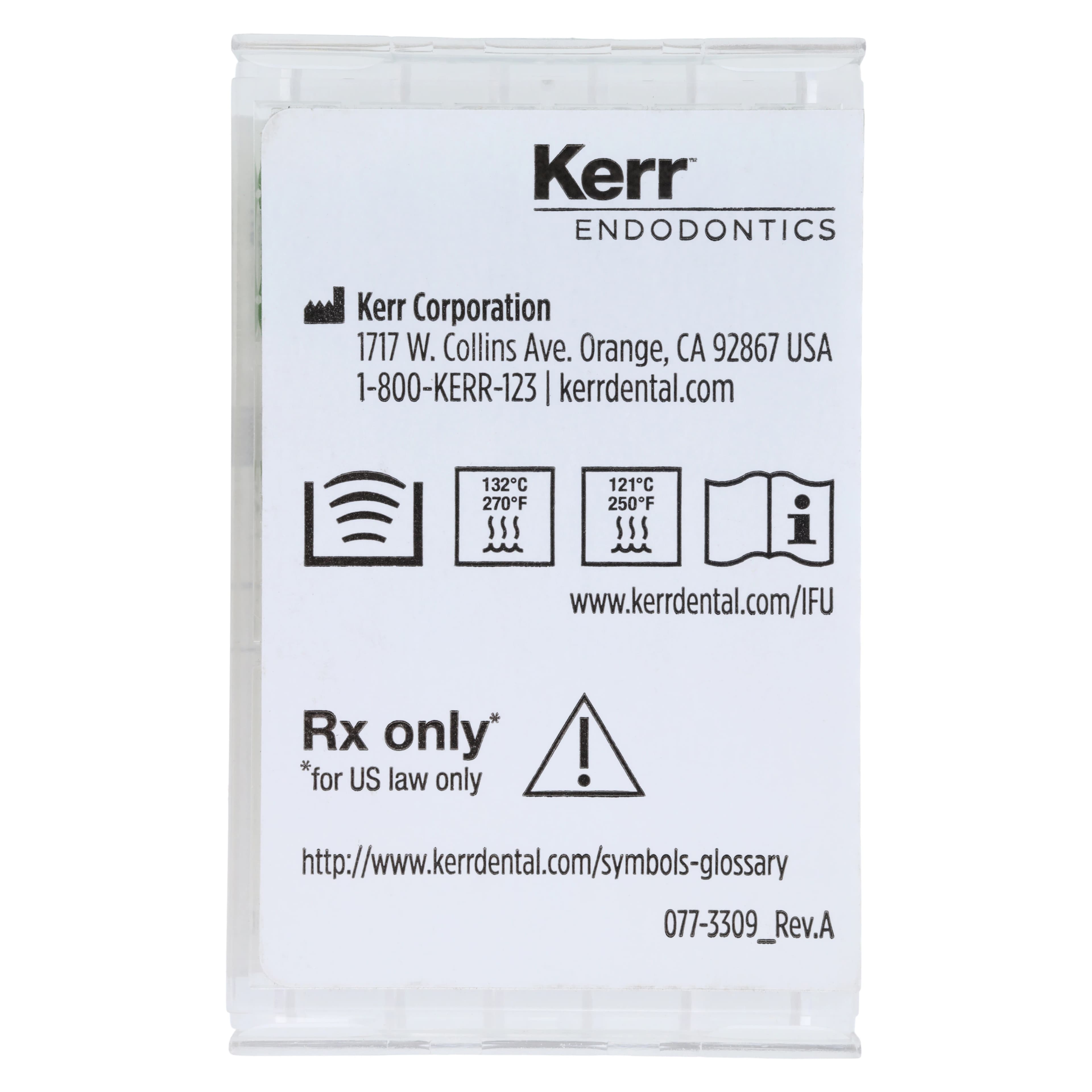 Kerr K-Flex Endodontic Files, Stainless Steel, 30mm, Assorted #45-80, 6/Pkg, 821-4130 thumbnail 2