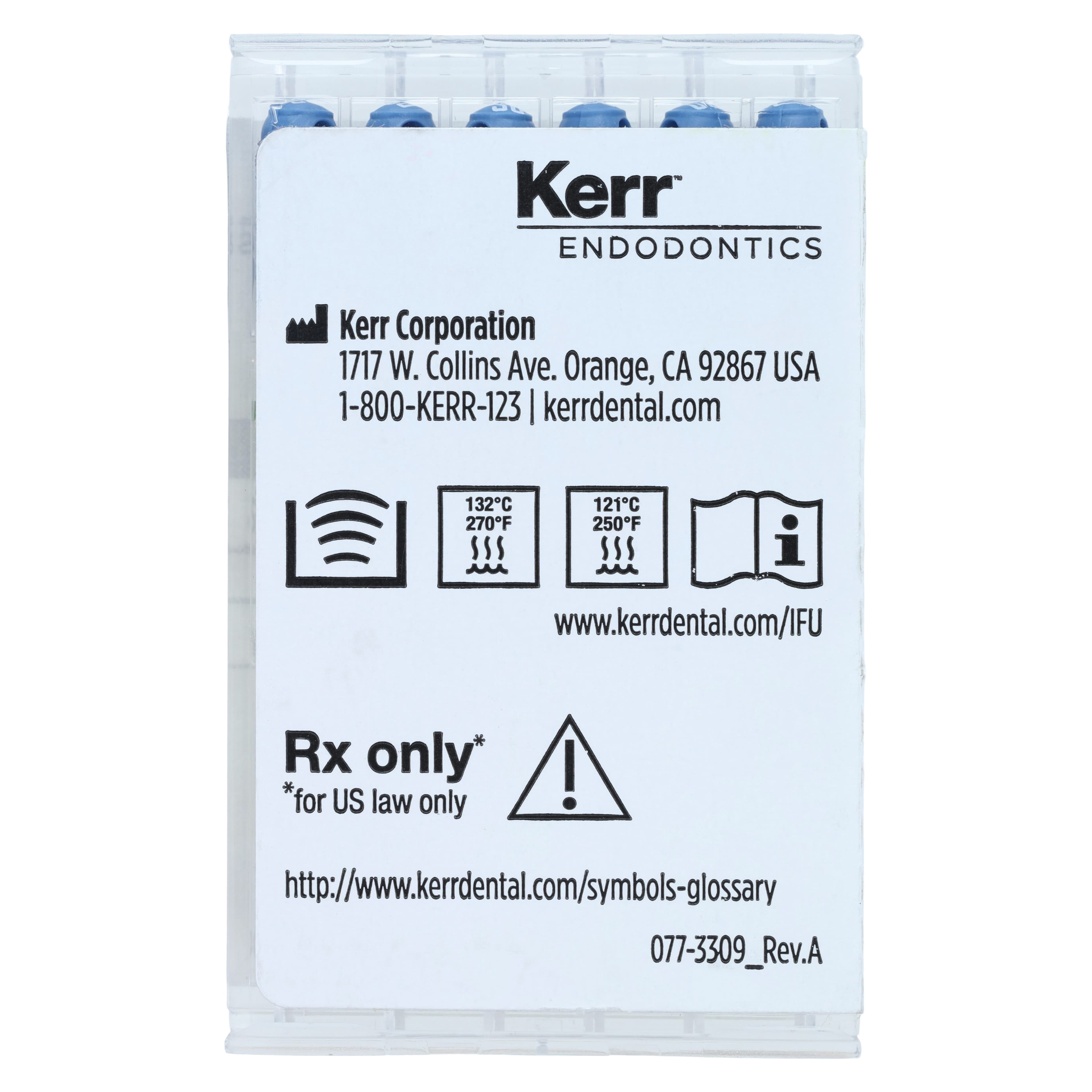 Kerr K-Flex Files, #30, 21mm, Stainless Steel, Blue, 6/Pack, 15310 thumbnail 6