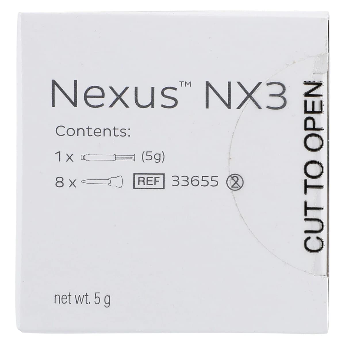 Kerr NX3 Nexus Third Generation Universal Adhesive Resin Cement, Dual-Cure Automix Syringe Refill, Yellow, 5 g, 33645 thumbnail 9
