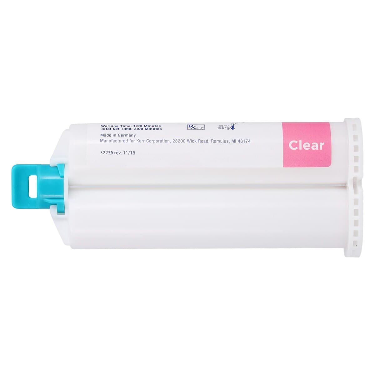 SoftLine Chairside Silicone Soft Relining Material, Clear Pink, Refill Kit, 50 ml Cartridge, 32236 thumbnail 4