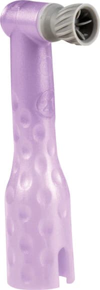 NUPRO revolv Slim Disposable Prophy Angles, 90-Degree, Spiral Cup, Latex-Free, Lavender Pearl, 200/Box, 965264 - NUPRO revolv Slim Disposable Prophy Angles Spiral Cup Box of 200 - Image 1