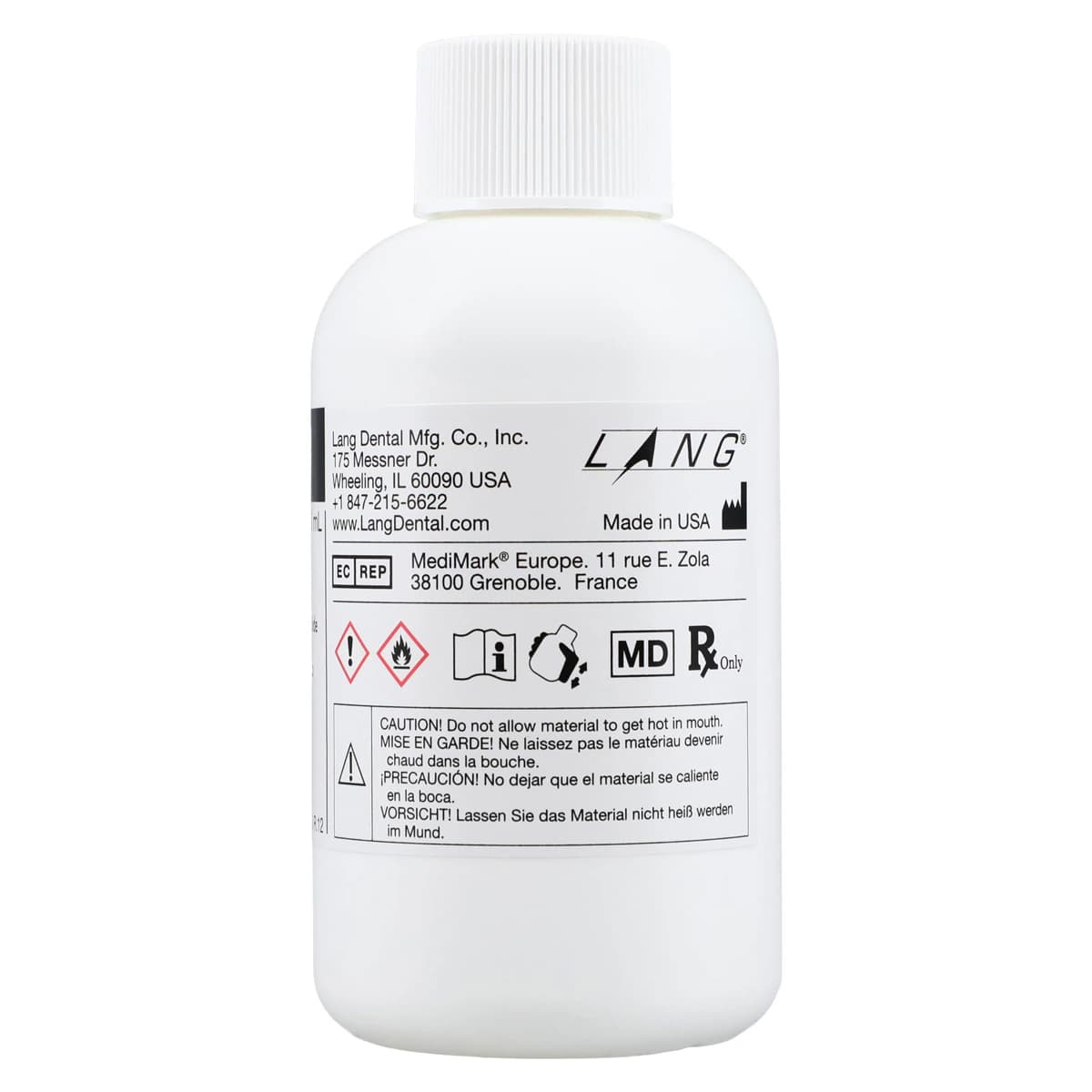 Jet Tooth Shade Self-Curing Acrylic Resin Kit, 6/1 (6 x 45g Powder + 118ml Liquid), Shade 6/1, 1493R thumbnail 4