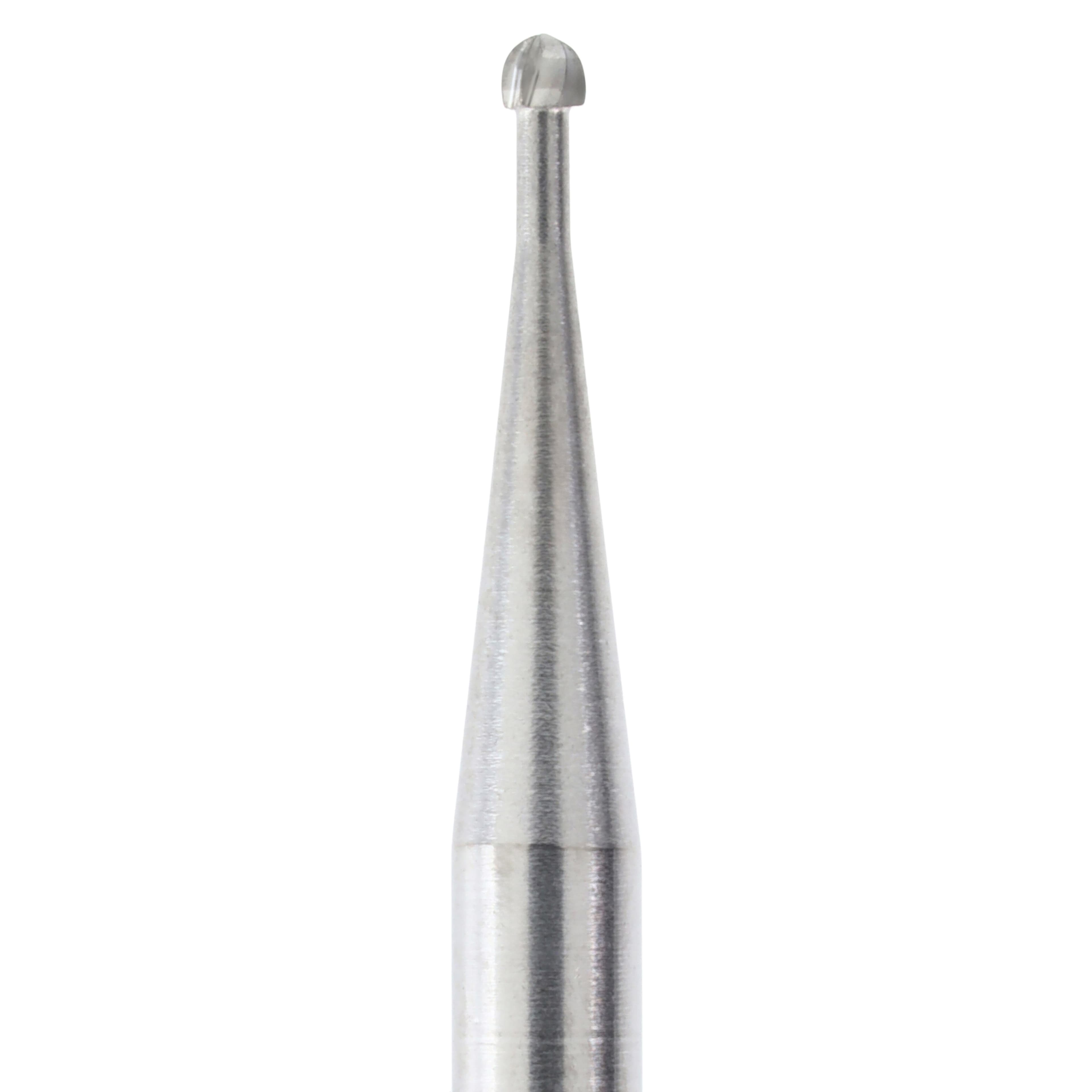 Meisinger Singles Sterile Carbide Burs, RA (Right Angle) #2, Round, 1 mm Head, 25/Pk, HM1-010-RA thumbnail 2
