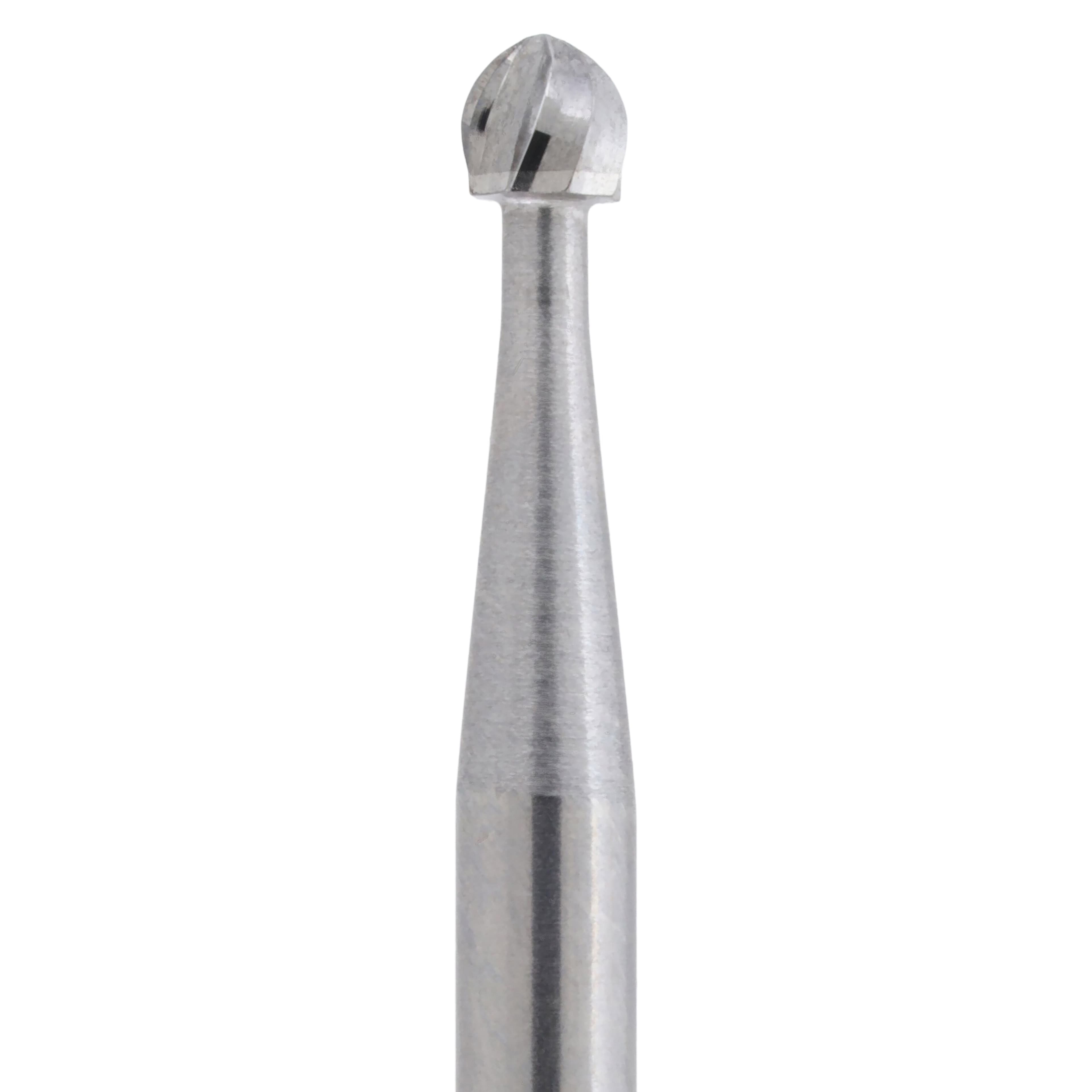 Meisinger Singles Sterile Carbide Bur, RA #8 Round, 2.3 mm Head, 25/Pk, HM1-023-RA thumbnail 2