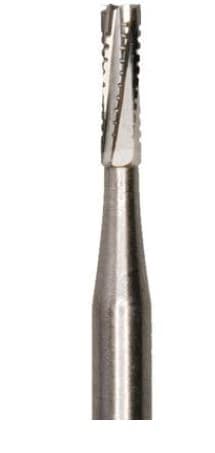 Meisinger FG Sterile-Packed Carbide Bur, #557 SS, Friction Grip Short Shank, Cylinder, 1.0 mm Head, 25/Pack, HM31-010-SS - Meisinger FG Sterile-Packed Carbide Burs - #557 SS - Image 1